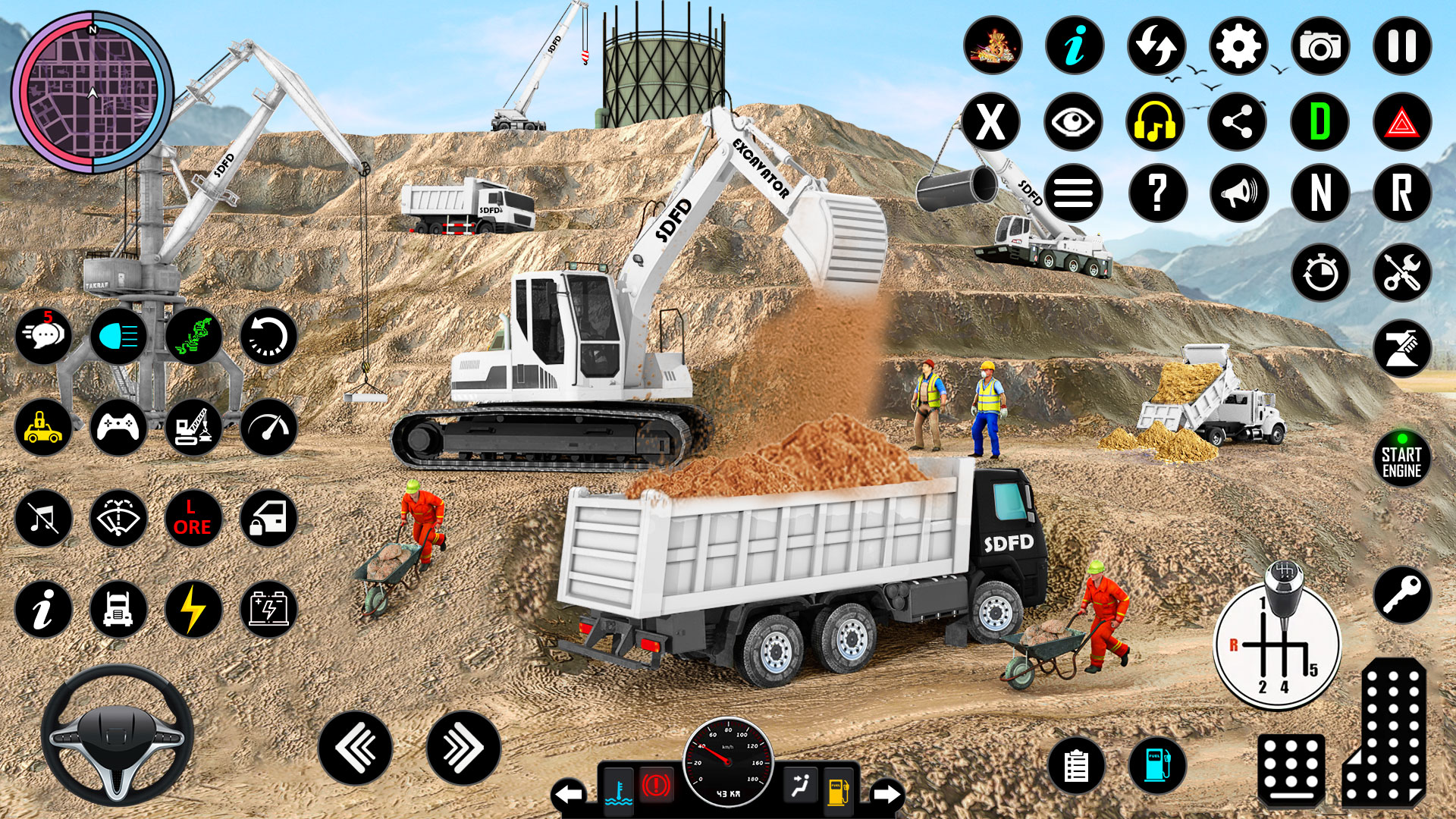 اسکرین شات 1 برنامه Snow Excavator Simulator Game