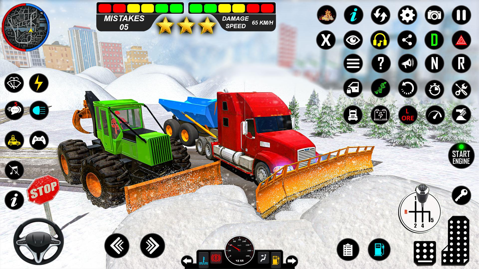 اسکرین شات 5 برنامه Snow Excavator Simulator Game