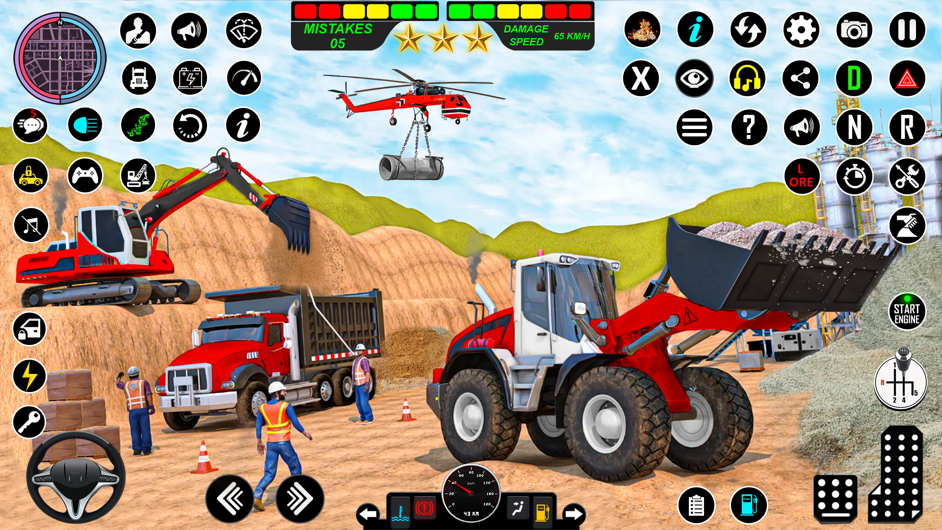 اسکرین شات 3 برنامه Snow Excavator Simulator Game