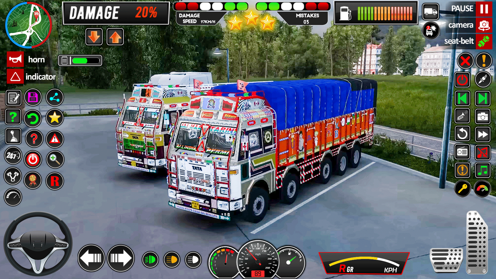اسکرین شات 3 بازی Indian Truck Driving Game 2025