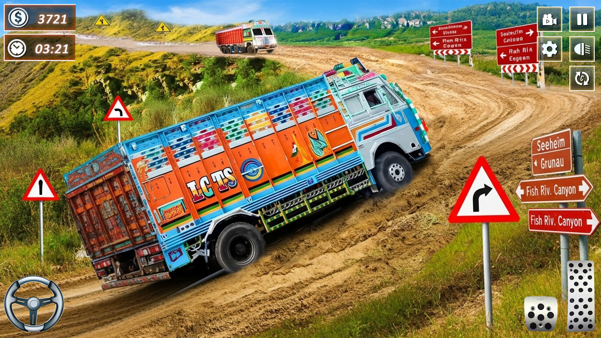 اسکرین شات 5 بازی Indian Truck Driving 3D Lorry
