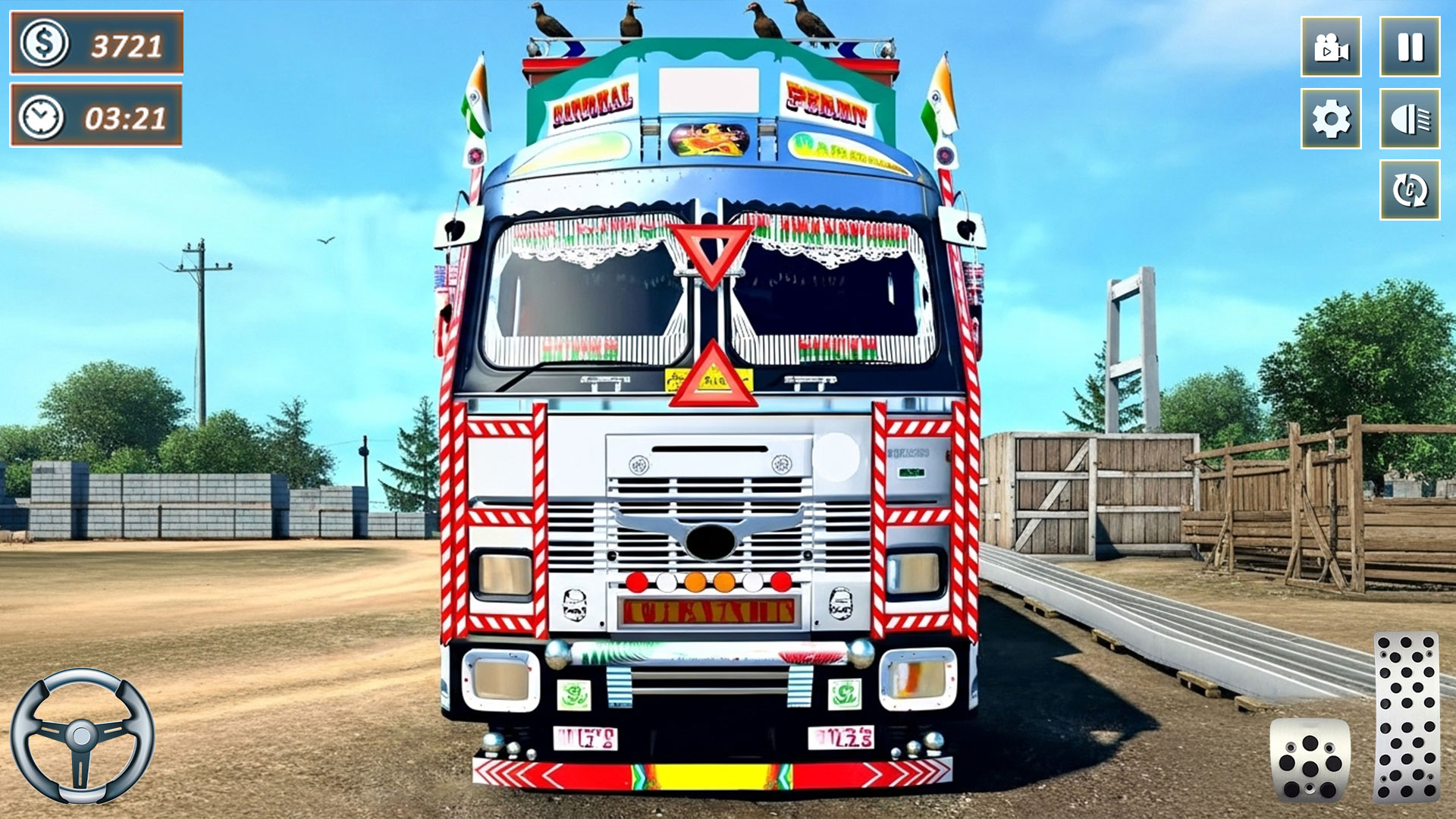 اسکرین شات 1 بازی Indian Truck Driving 3D Lorry