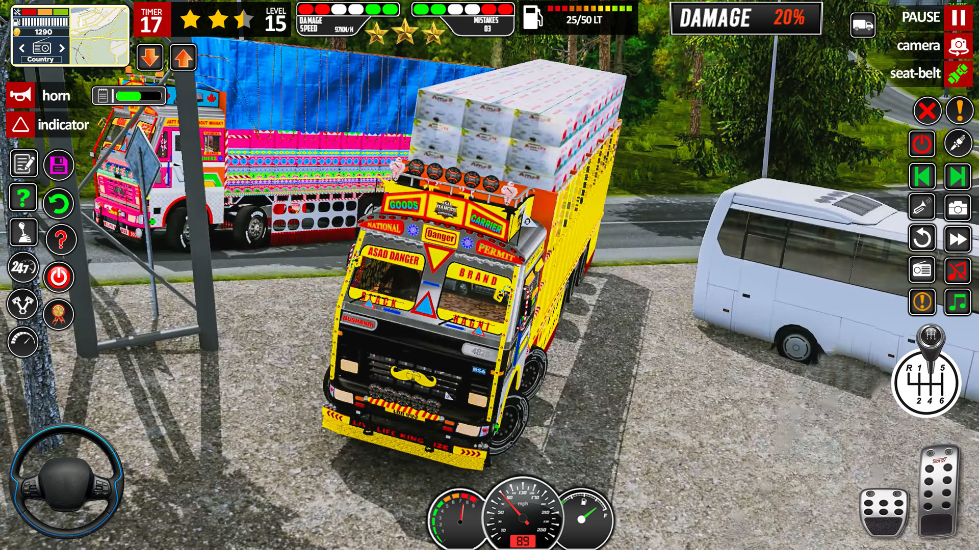 اسکرین شات 4 بازی Indian Truck Driving Game 2025