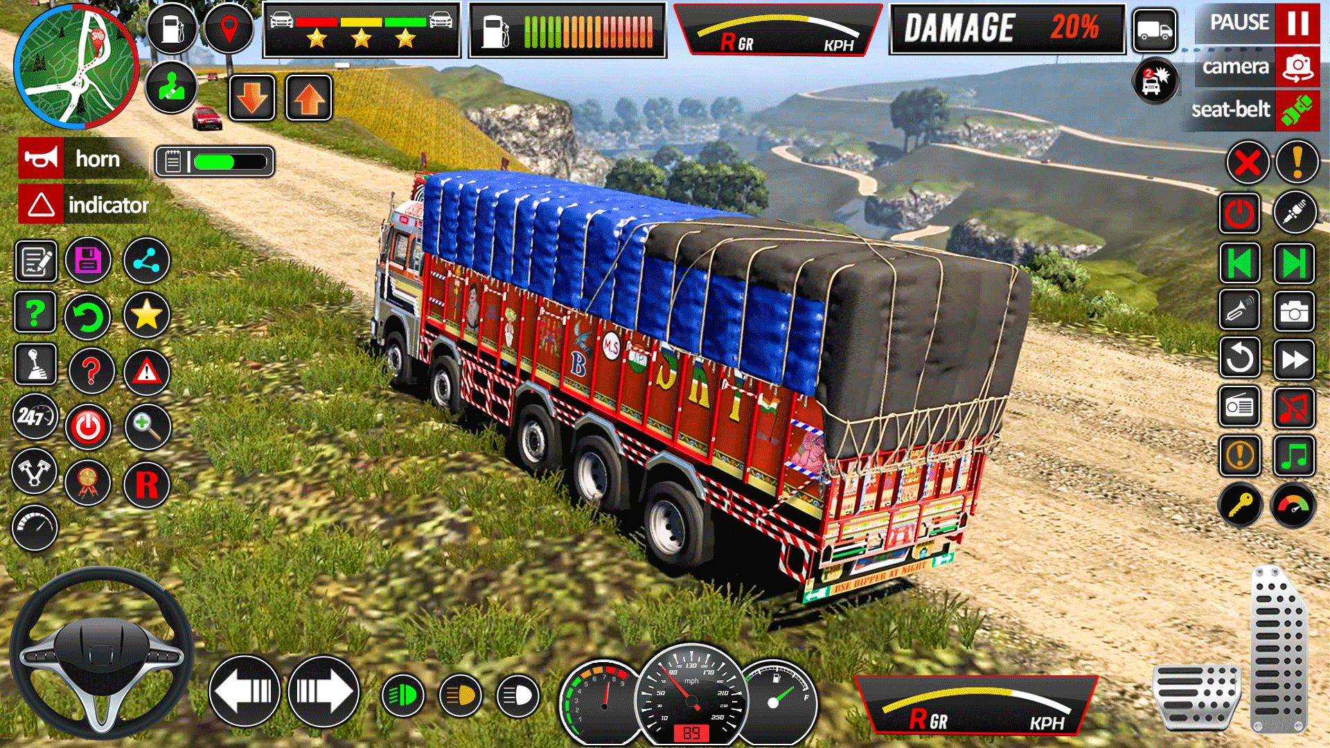 اسکرین شات 5 بازی Indian Truck Driving Game 2025