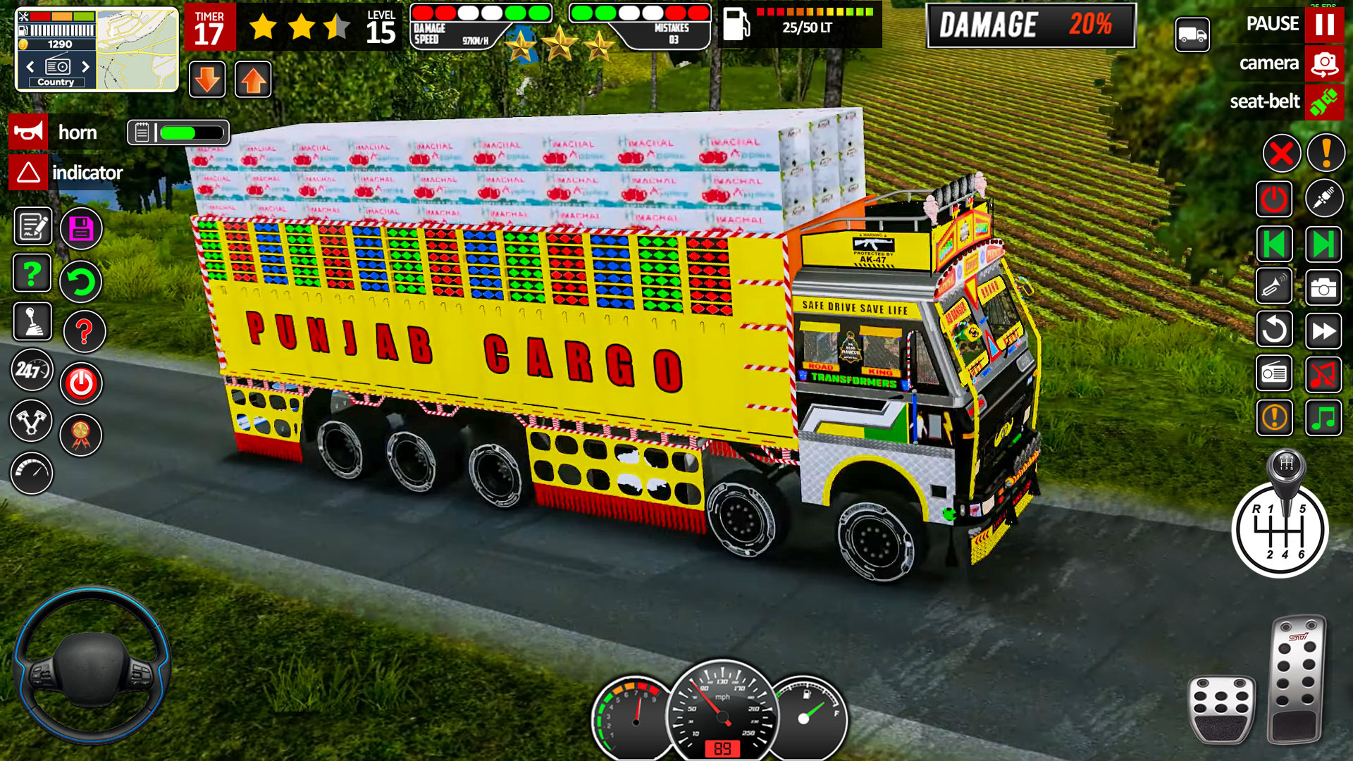 اسکرین شات 6 بازی Indian Truck Driving Game 2025