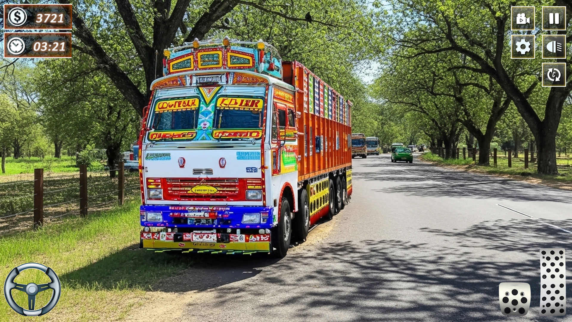 اسکرین شات 3 بازی Indian Truck Driving 3D Lorry