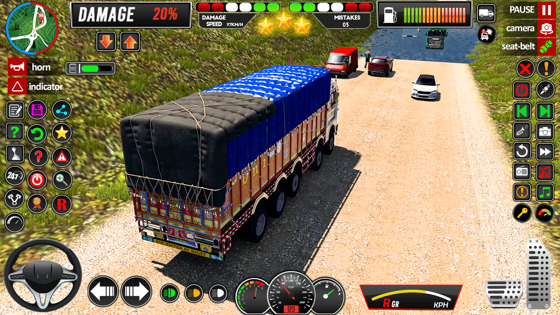 اسکرین شات 7 بازی Indian Truck Driving Game 2025