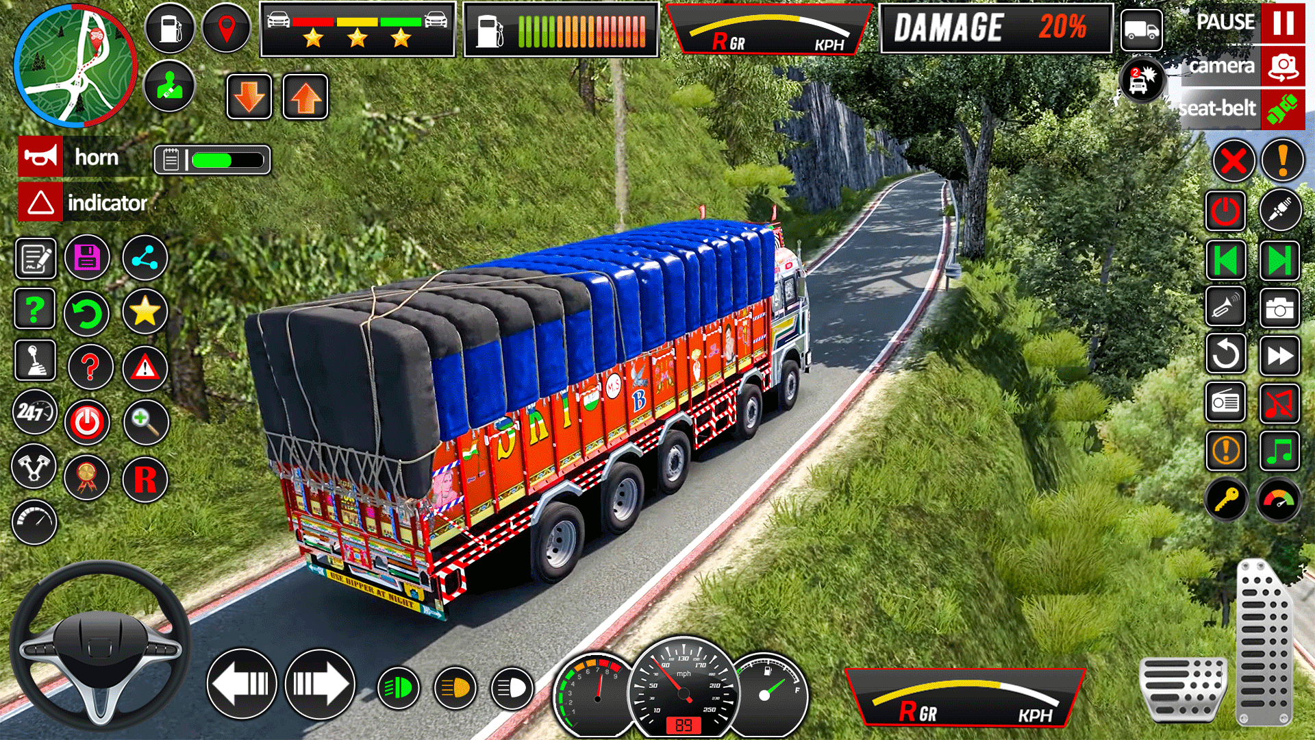 اسکرین شات 2 بازی Indian Truck Driving Game 2025