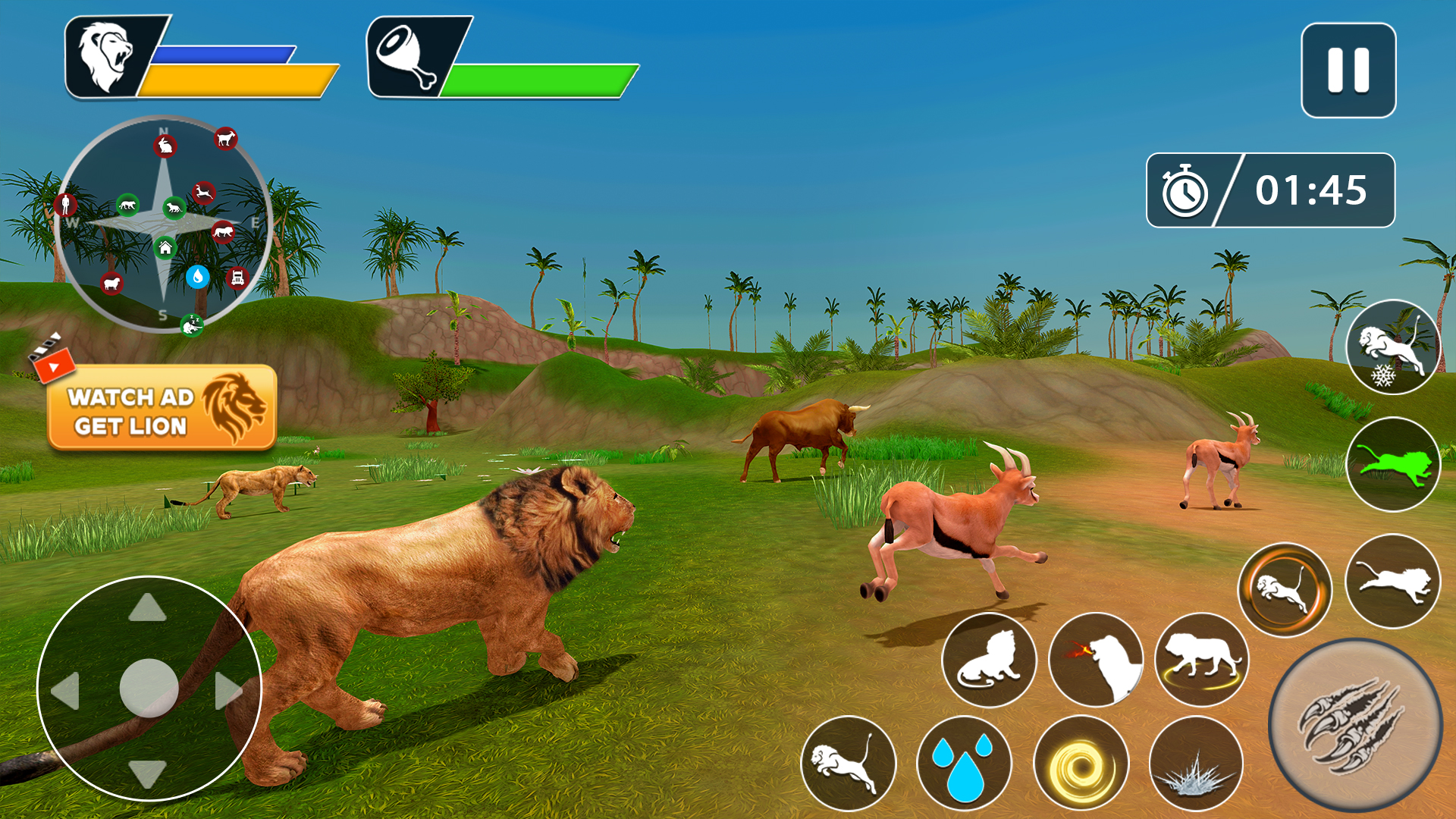 اسکرین شات 6 بازی Lion Games Animal Simulator 3D
