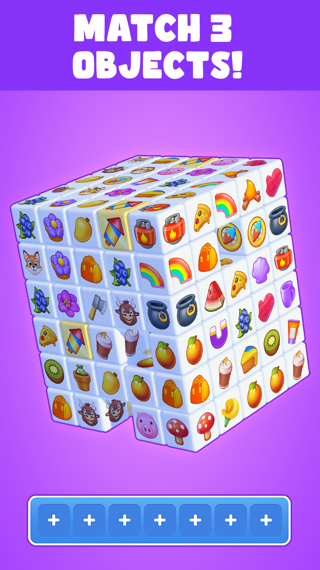اسکرین شات 1 بازی Match Cube 3D Puzzle Games