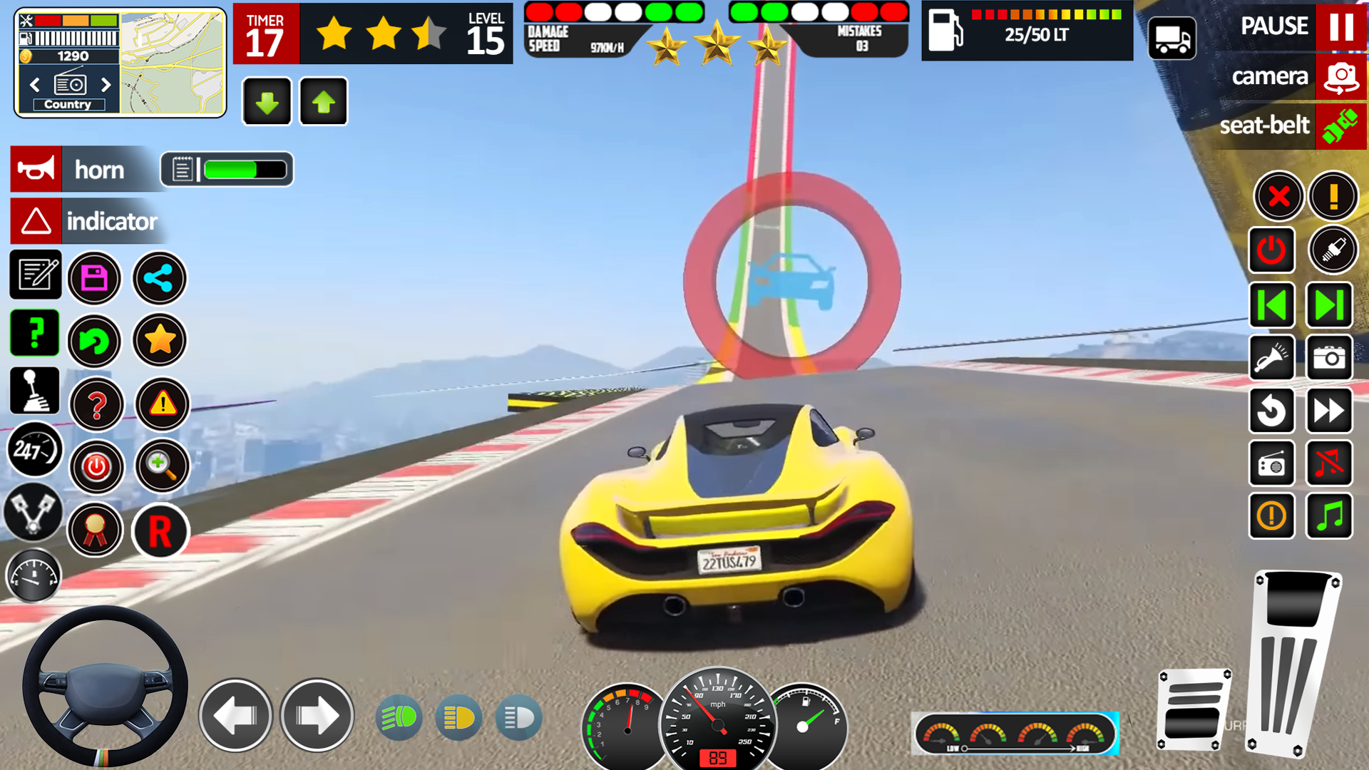 اسکرین شات 6 بازی Ultimate Car Stunt: Crazy Game
