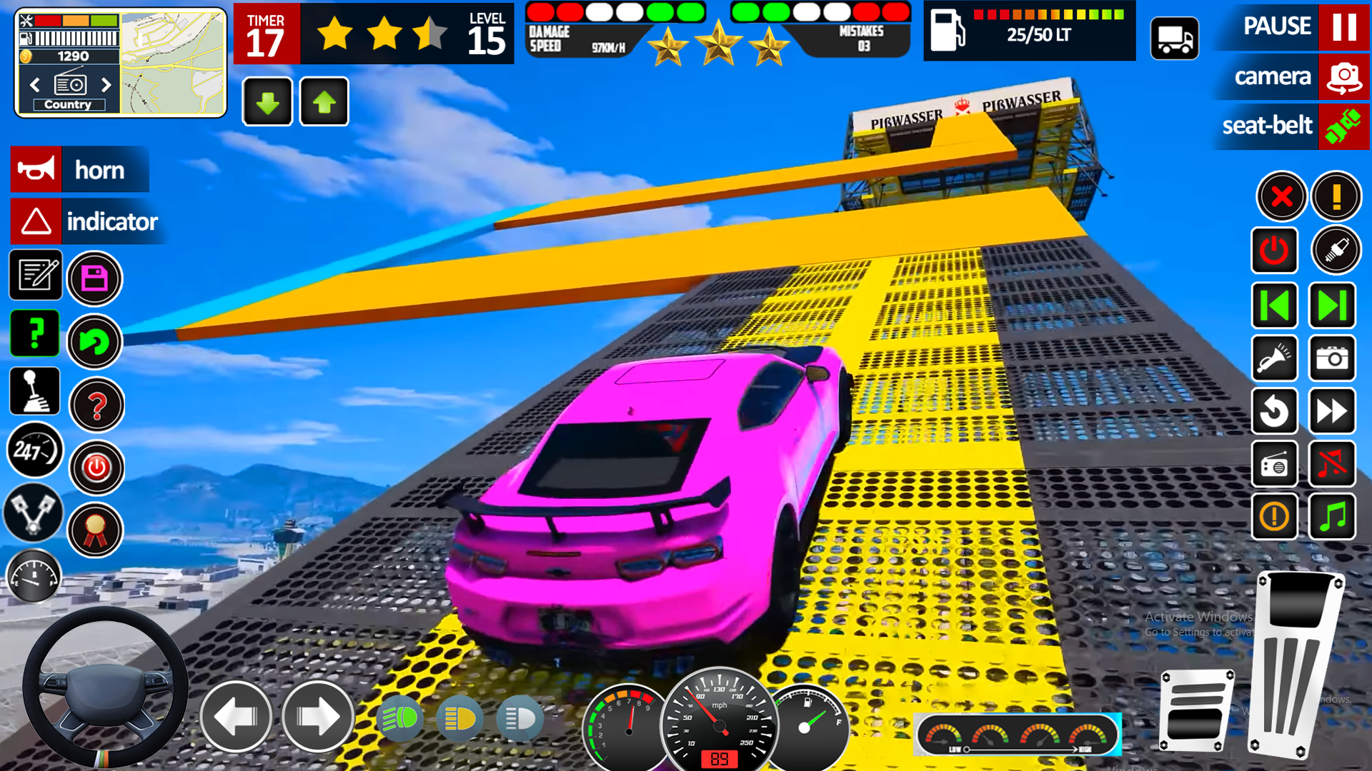 اسکرین شات 3 بازی Ultimate Car Stunt: Crazy Game