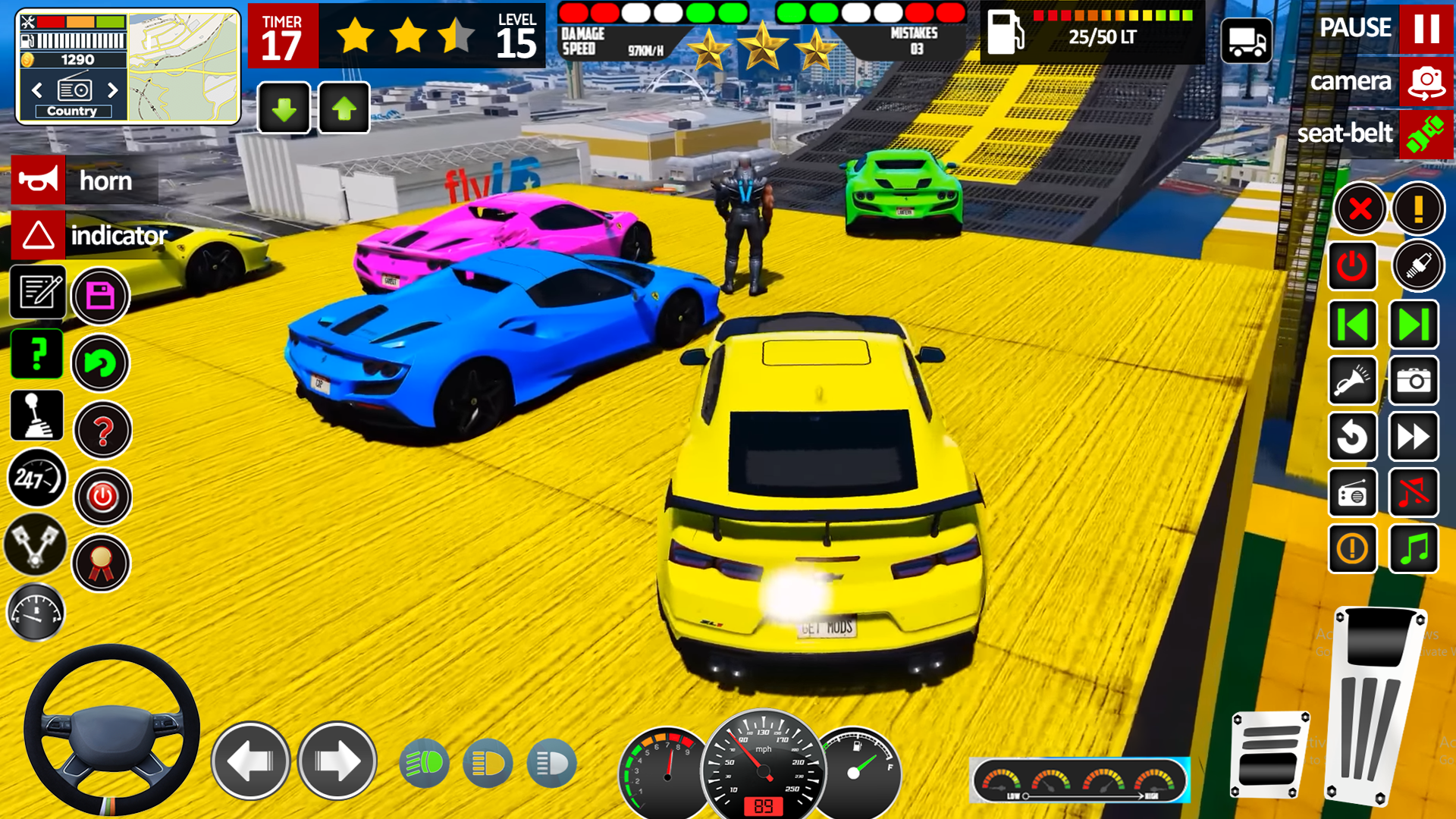 اسکرین شات 1 بازی Ultimate Car Stunt: Crazy Game