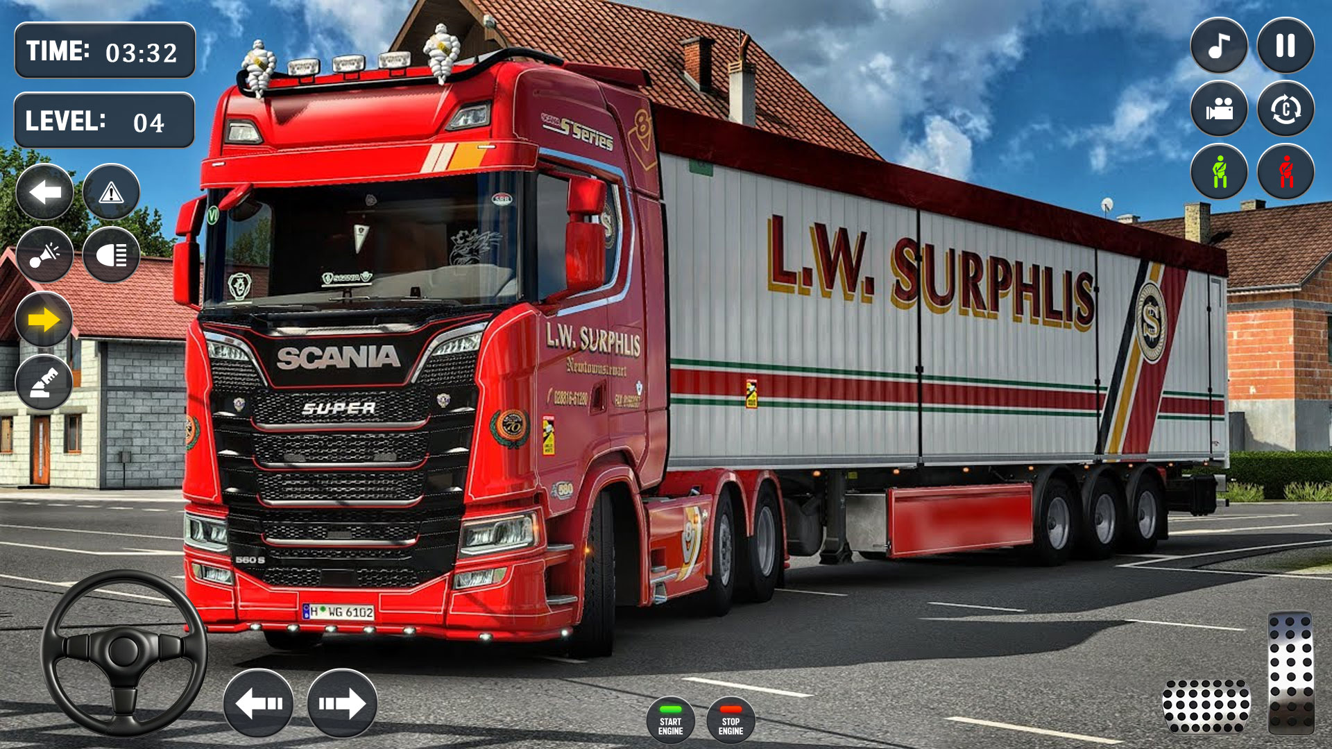 اسکرین شات 5 بازی City Cargo Truck Driving game