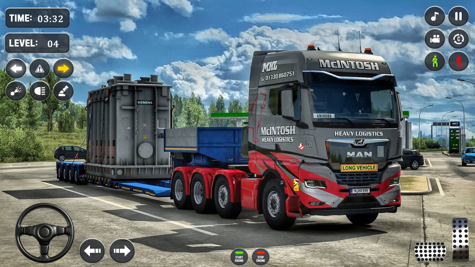 اسکرین شات 3 بازی City Cargo Truck Driving game