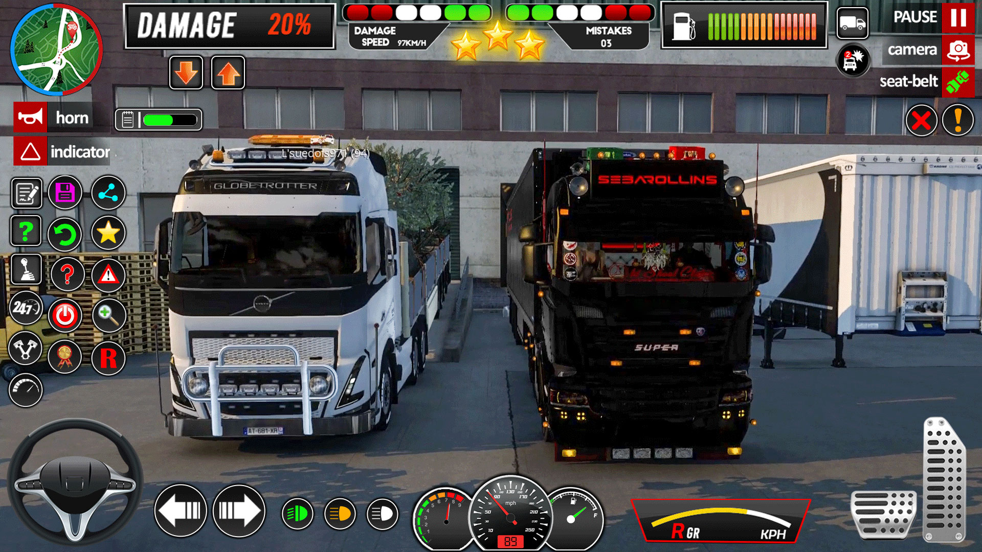 اسکرین شات 3 بازی City Cargo Truck Driving game