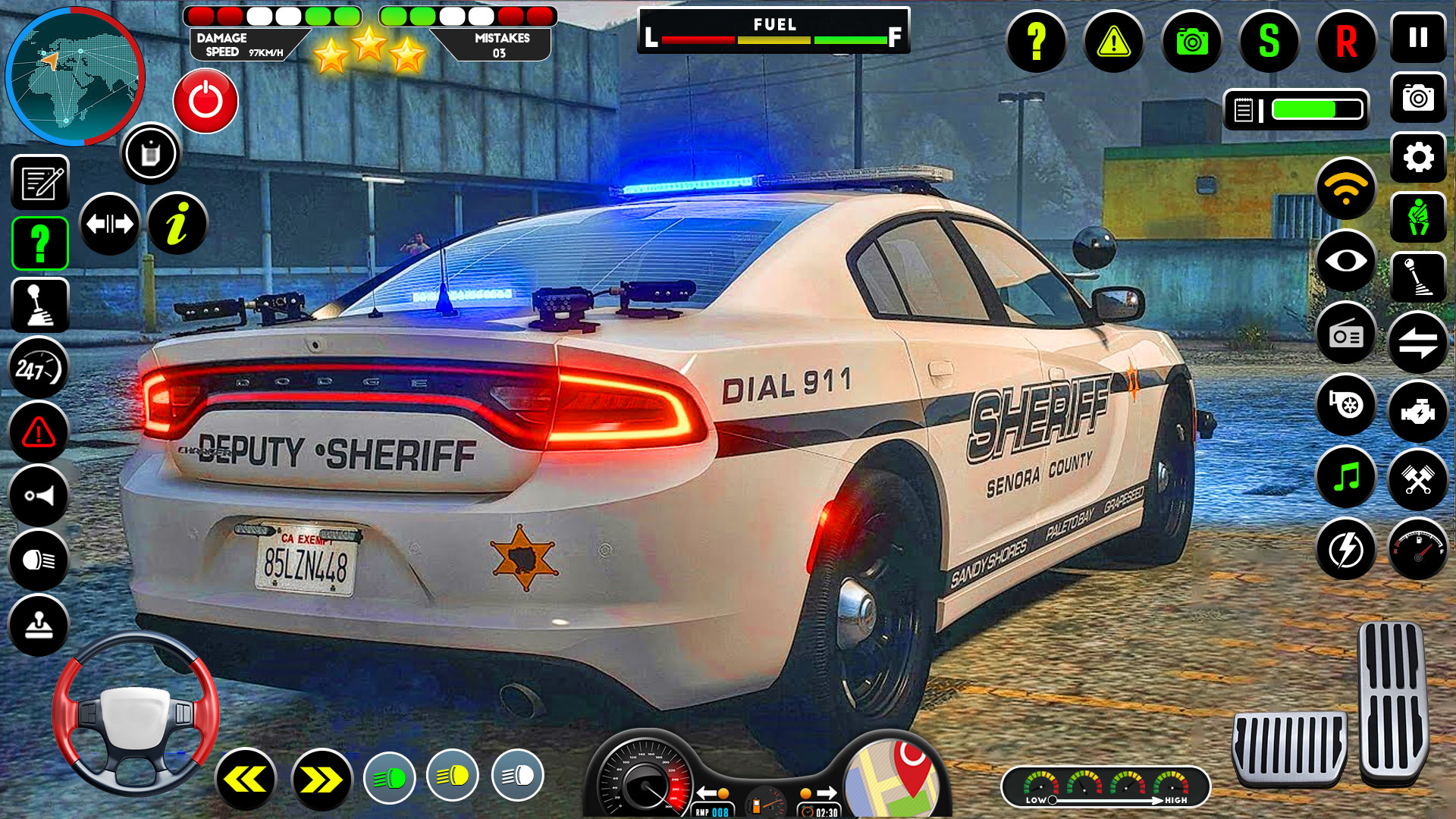 اسکرین شات 3 برنامه NYPD Police Car Parking Game