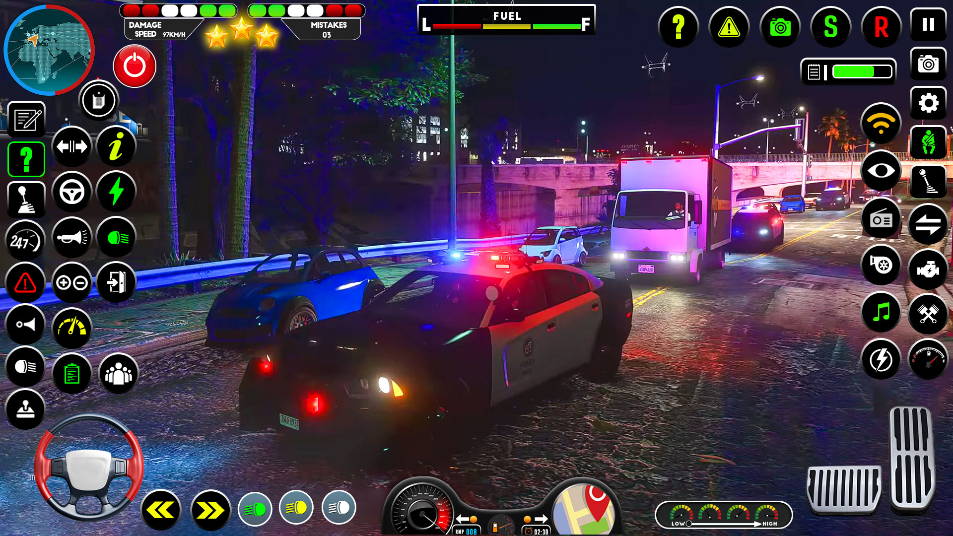 اسکرین شات 8 برنامه NYPD Police Car Parking Game