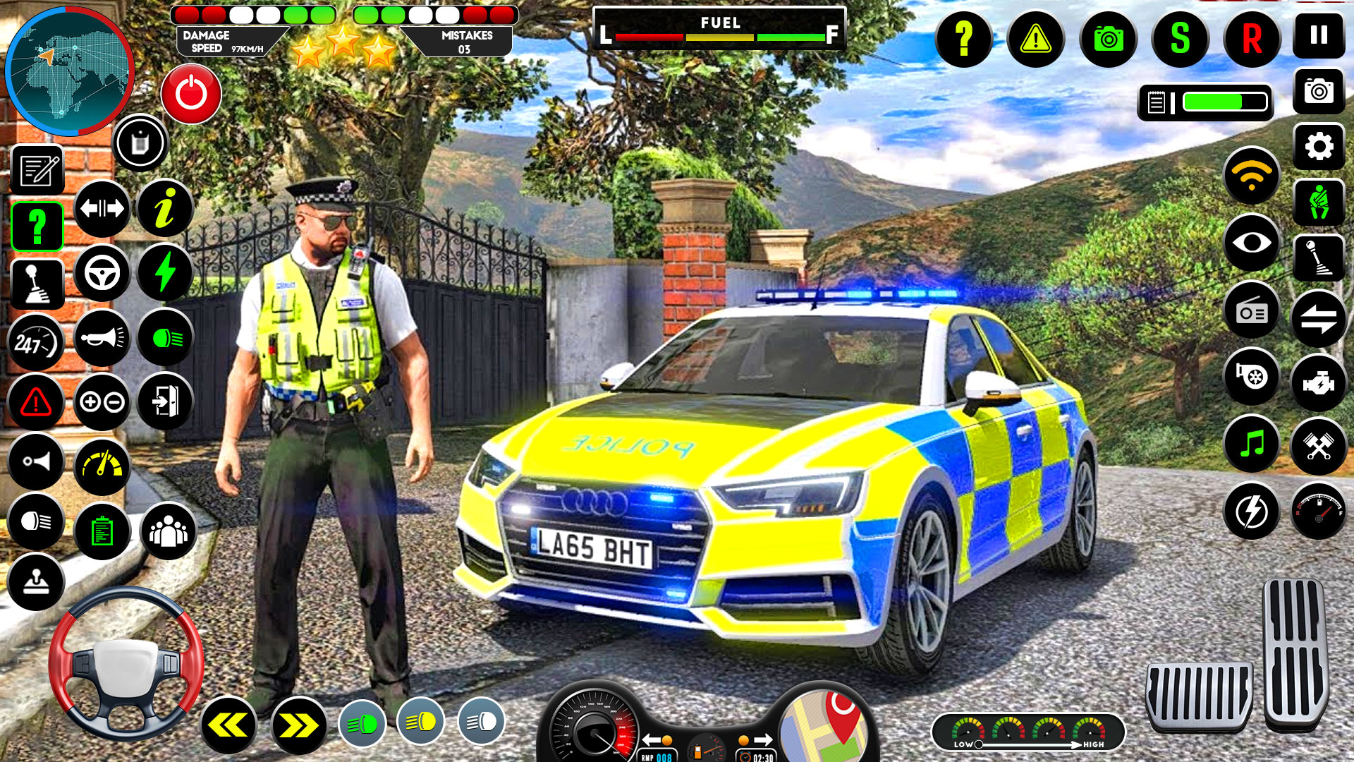 اسکرین شات 1 برنامه NYPD Police Car Parking Game
