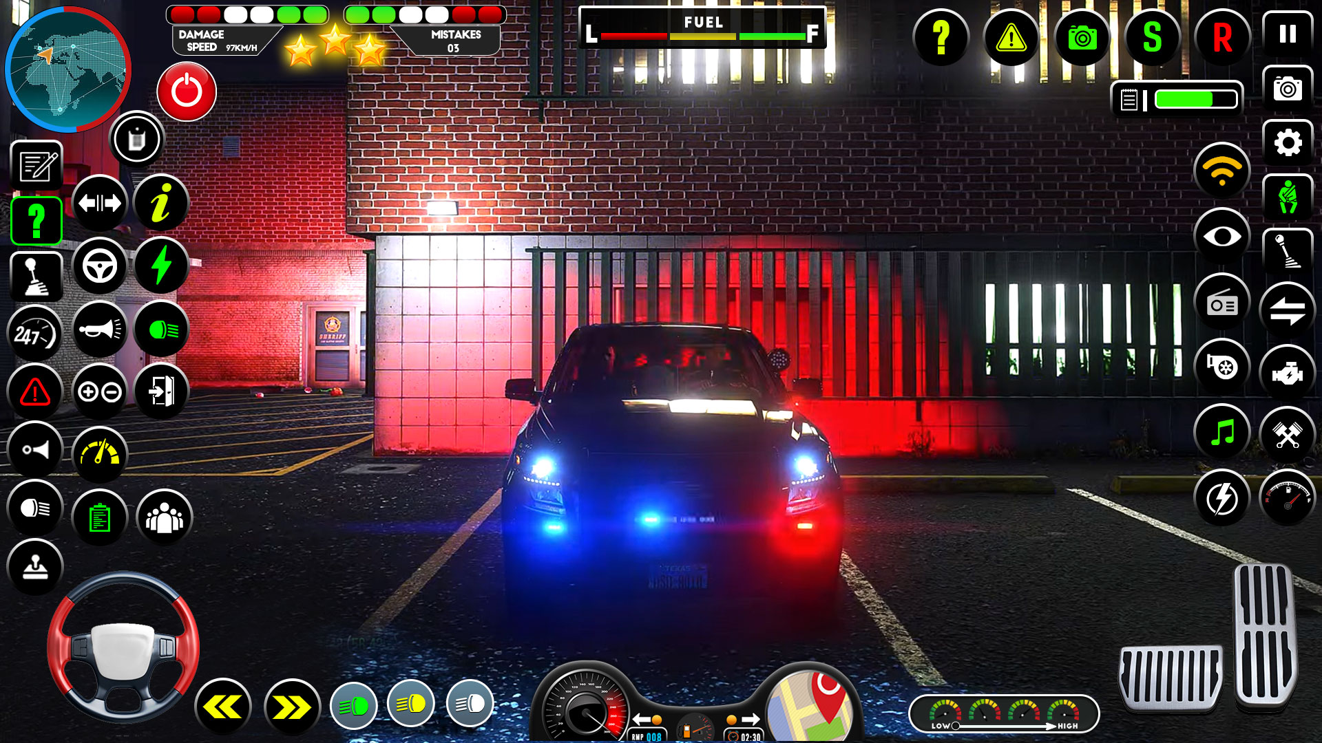 اسکرین شات 2 برنامه NYPD Police Car Parking Game