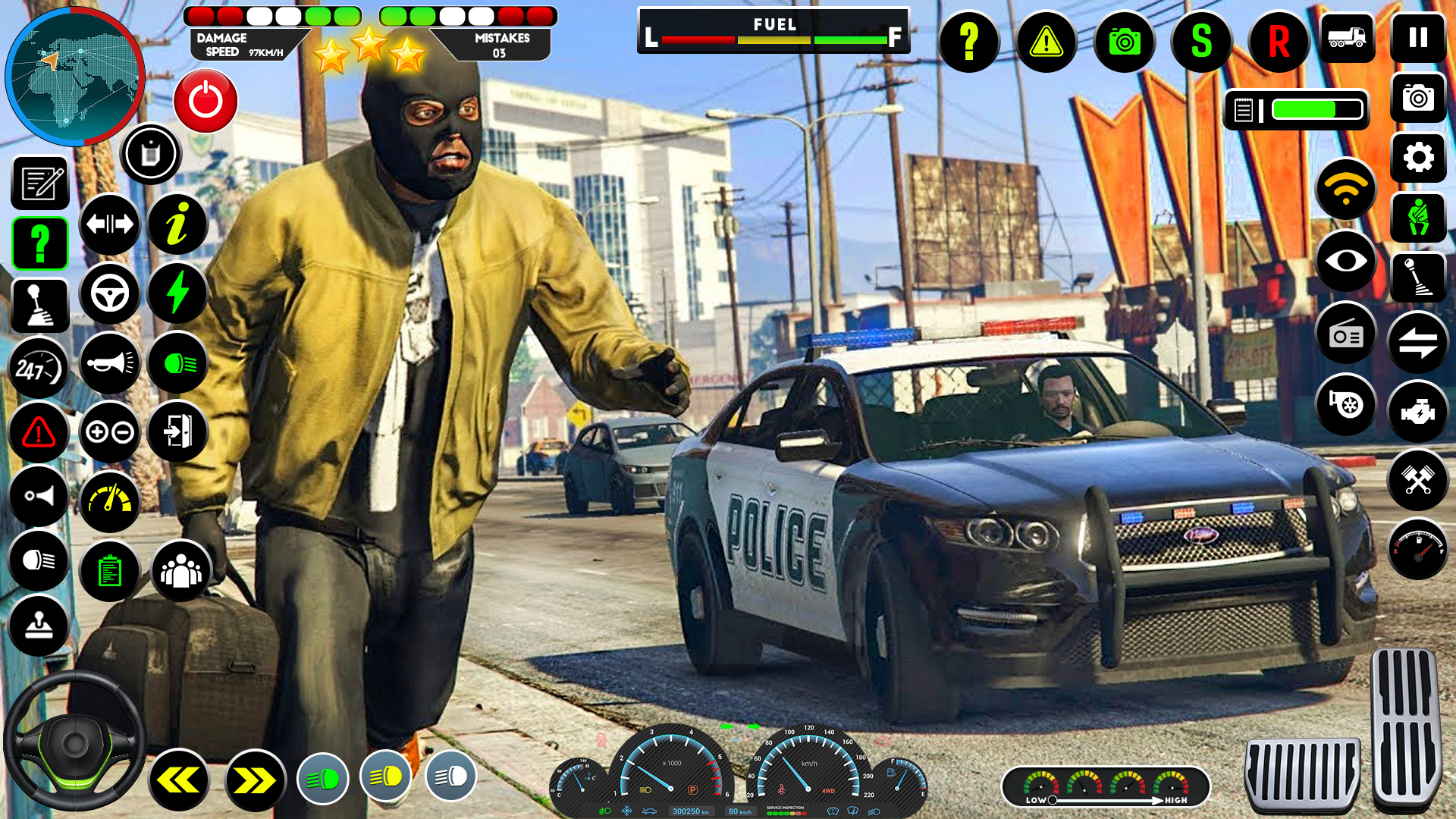 اسکرین شات 5 برنامه NYPD Police Car Parking Game