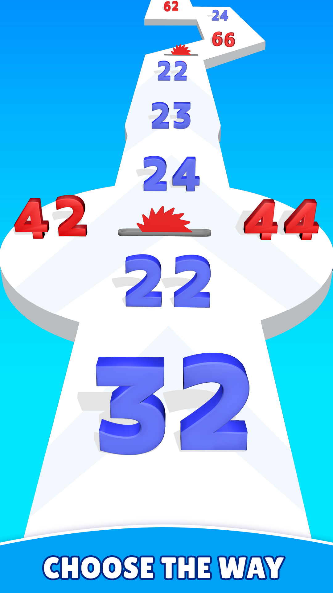 اسکرین شات 2 بازی Number Run Merge: Running Game
