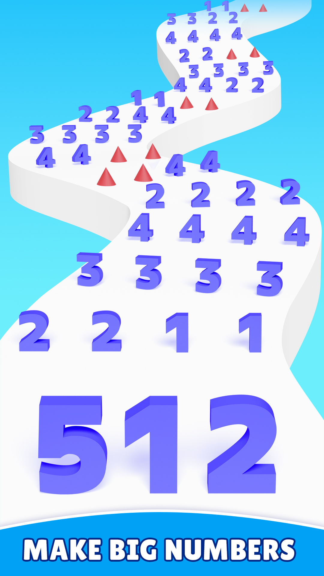 اسکرین شات 6 بازی Number Run Merge: Running Game
