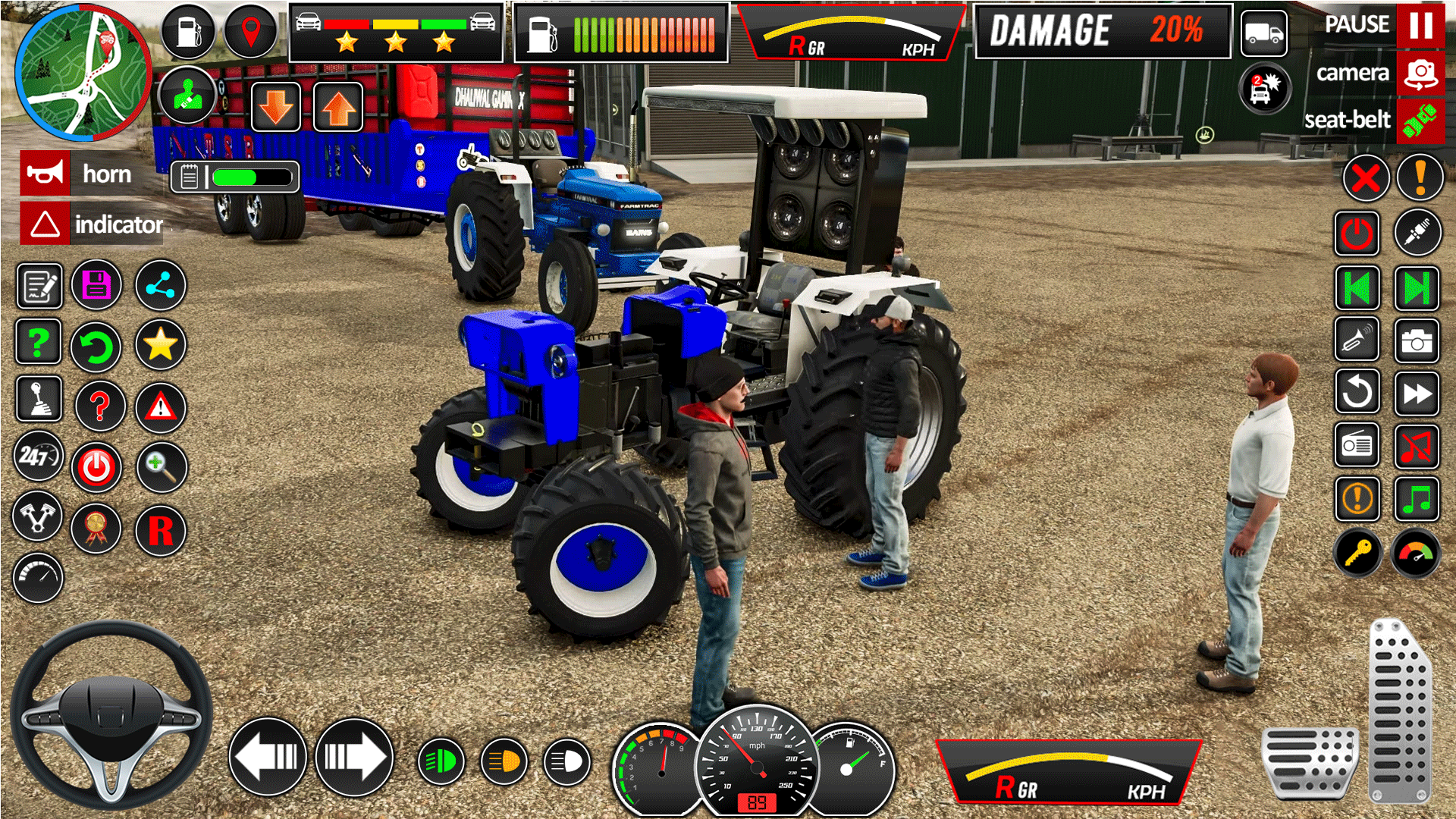 اسکرین شات 5 بازی Tractor Driving - Tractor Game