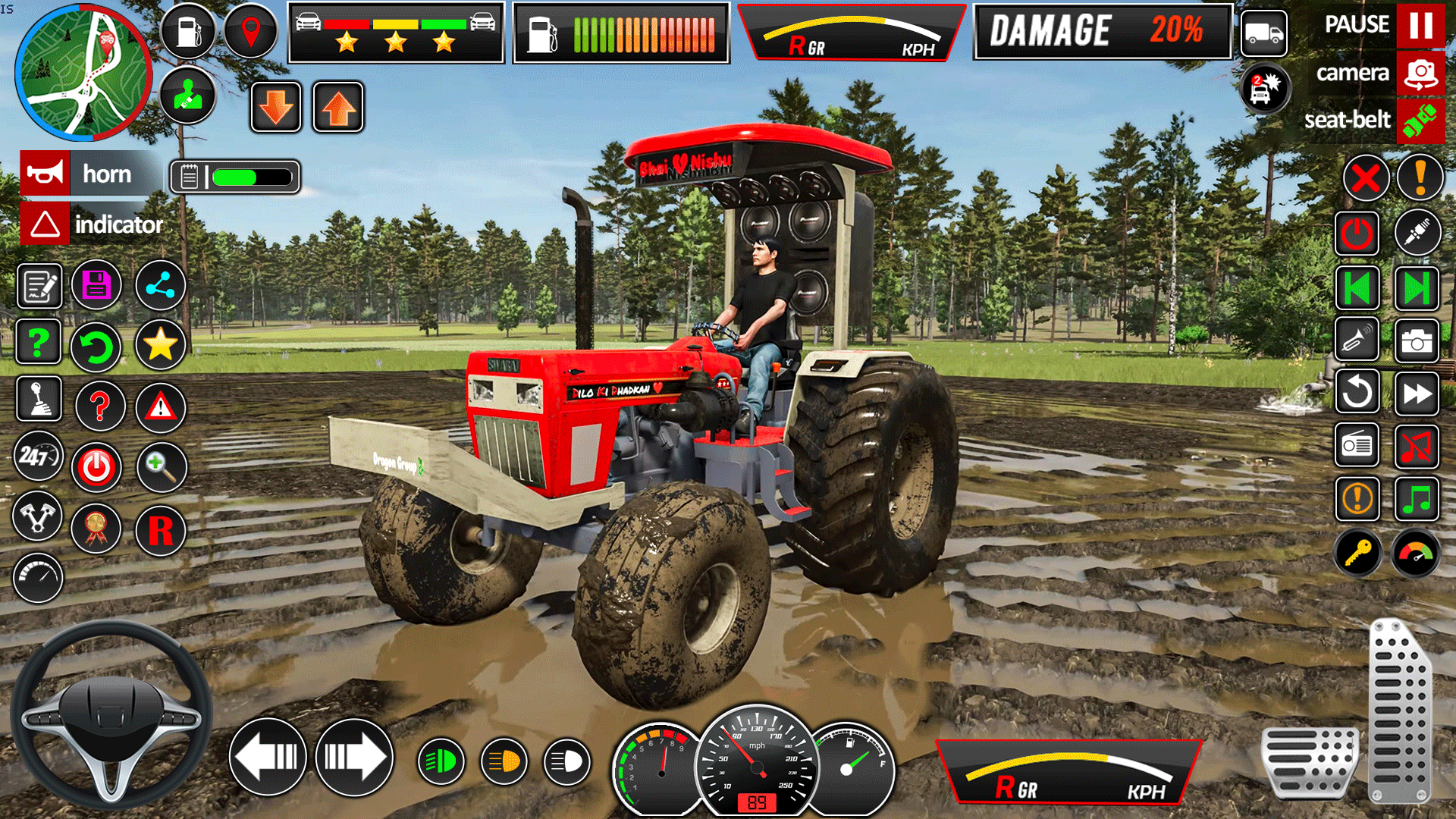 اسکرین شات 1 بازی Tractor Driving - Tractor Game