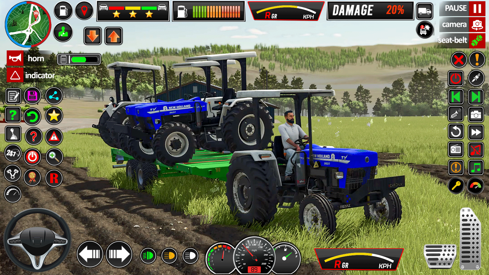 اسکرین شات 6 بازی Tractor Driving - Tractor Game