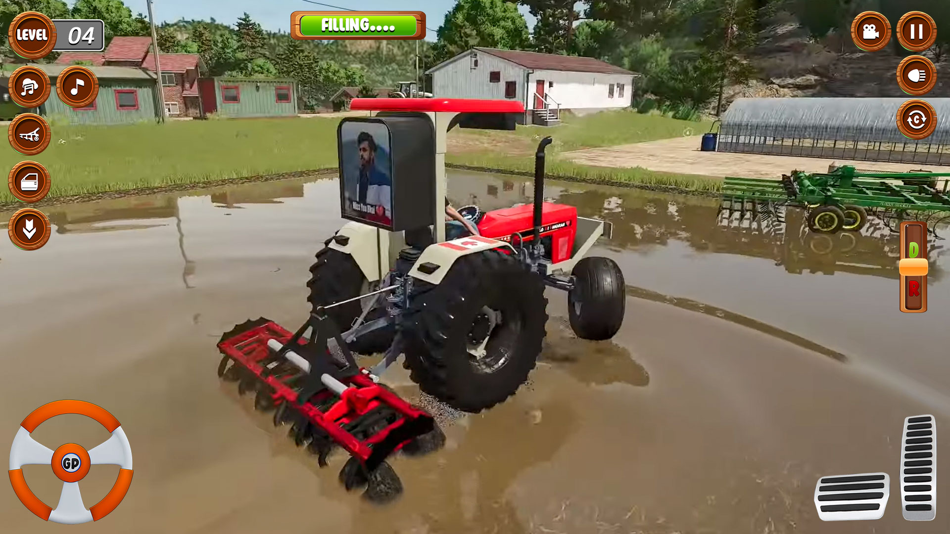 اسکرین شات 5 بازی Tractor Driving - Tractor Game