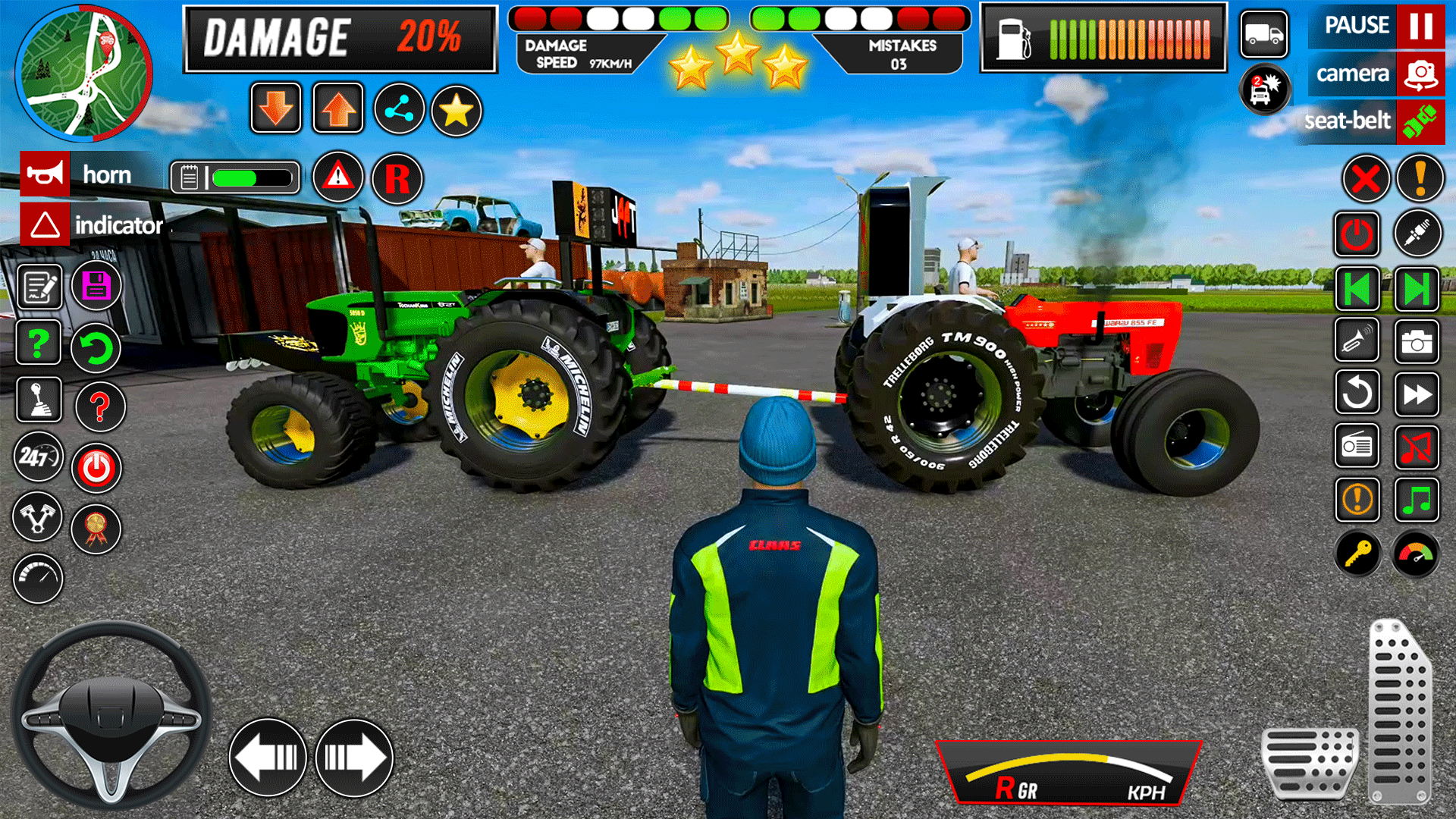 اسکرین شات 2 بازی Tractor Driving - Tractor Game