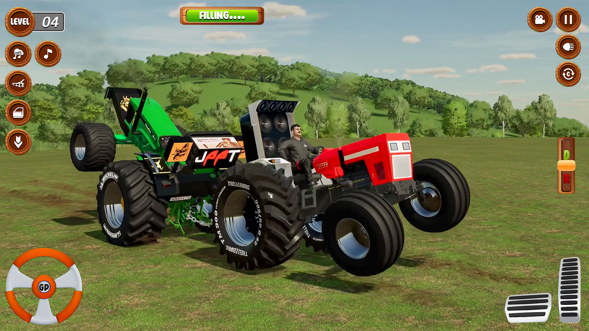 اسکرین شات 2 بازی Tractor Driving - Tractor Game