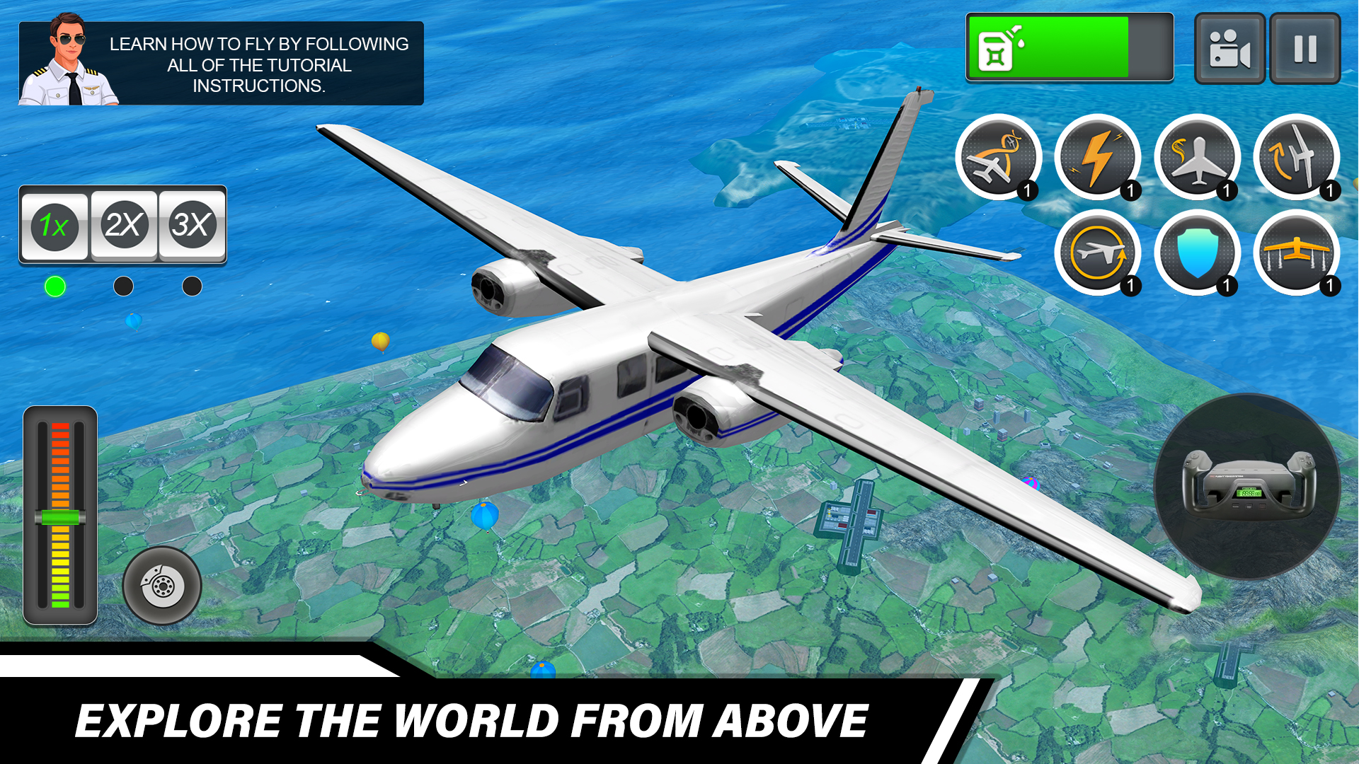اسکرین شات 3 بازی Pilot Simulator: Airplane Game