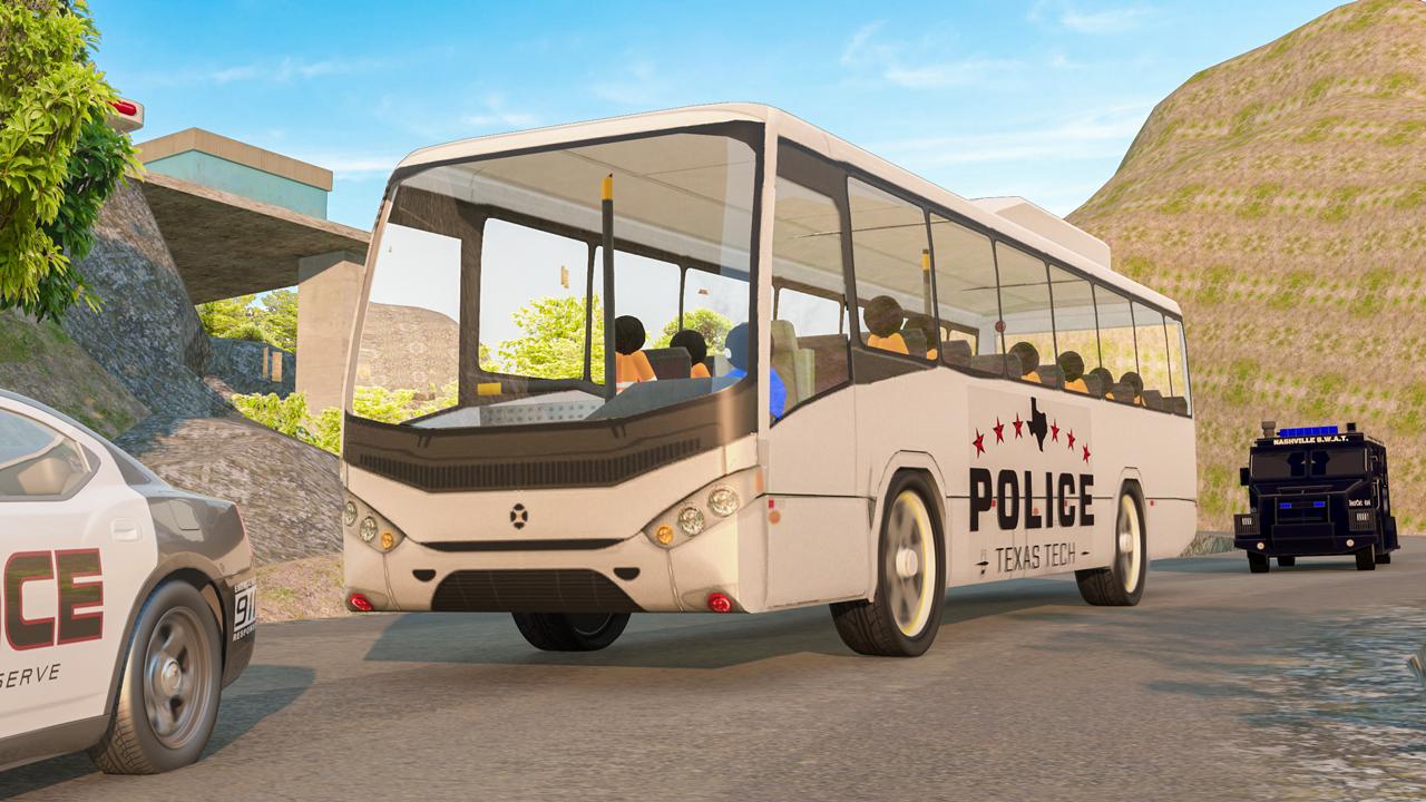 اسکرین شات 3 بازی Transport Stickman Prisoner Bus Driving