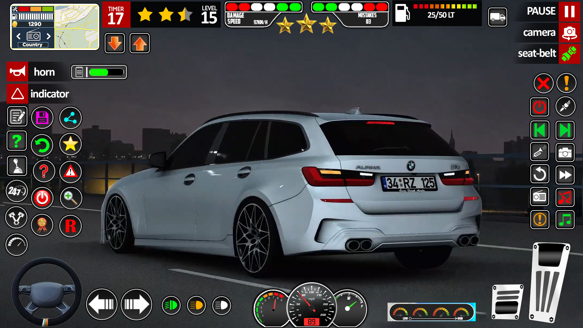 اسکرین شات 5 برنامه Car Driving Game - Car Game 3D