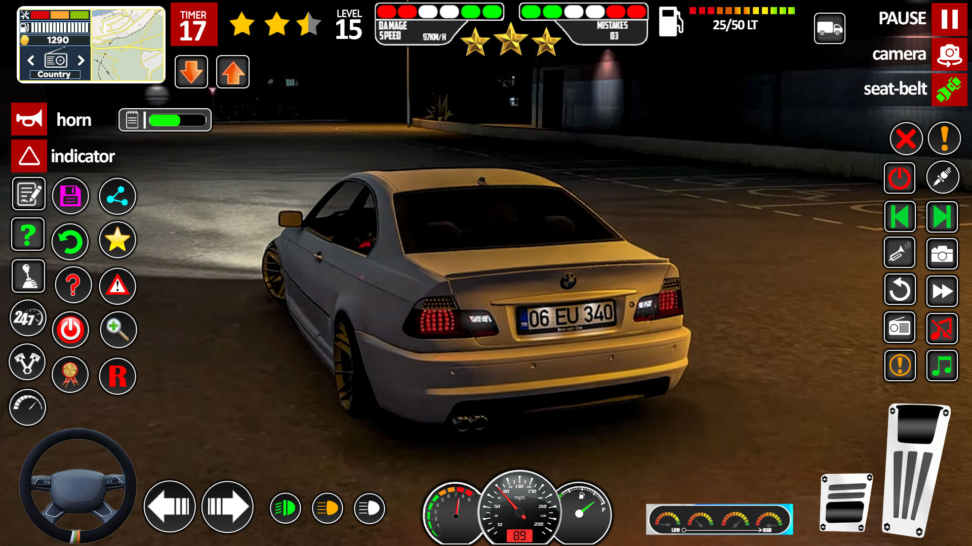 اسکرین شات 2 برنامه Car Driving Game - Car Game 3D