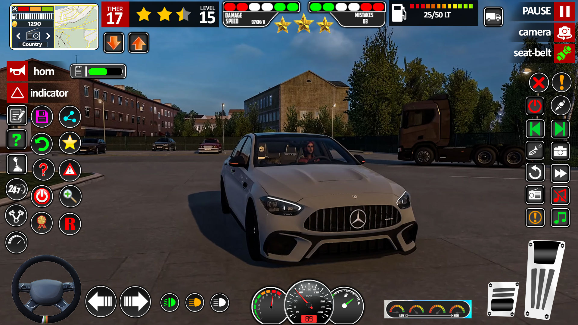 اسکرین شات 4 برنامه Car Driving Game - Car Game 3D