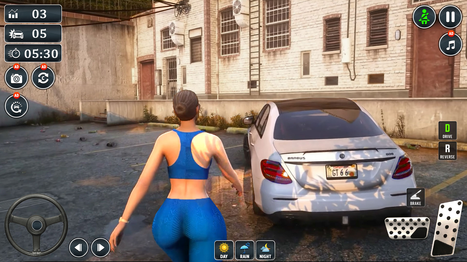 اسکرین شات 3 برنامه Car Driving Game - Car Game 3D