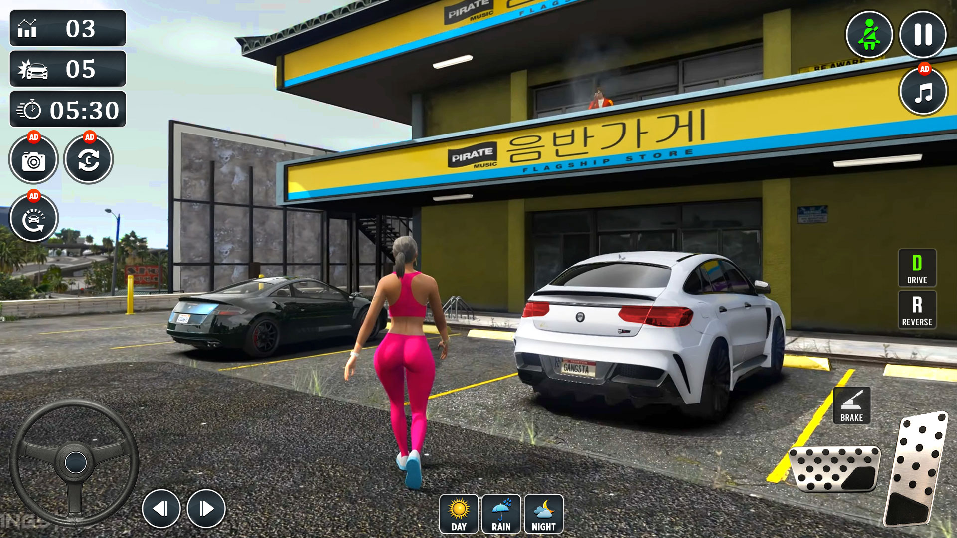 اسکرین شات 7 برنامه Car Driving Game - Car Game 3D