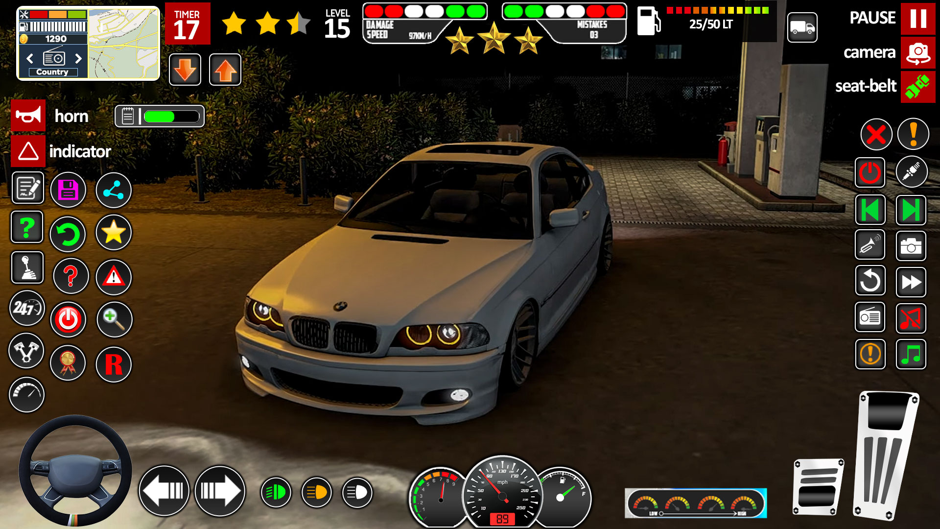 اسکرین شات 1 برنامه Car Driving Game - Car Game 3D