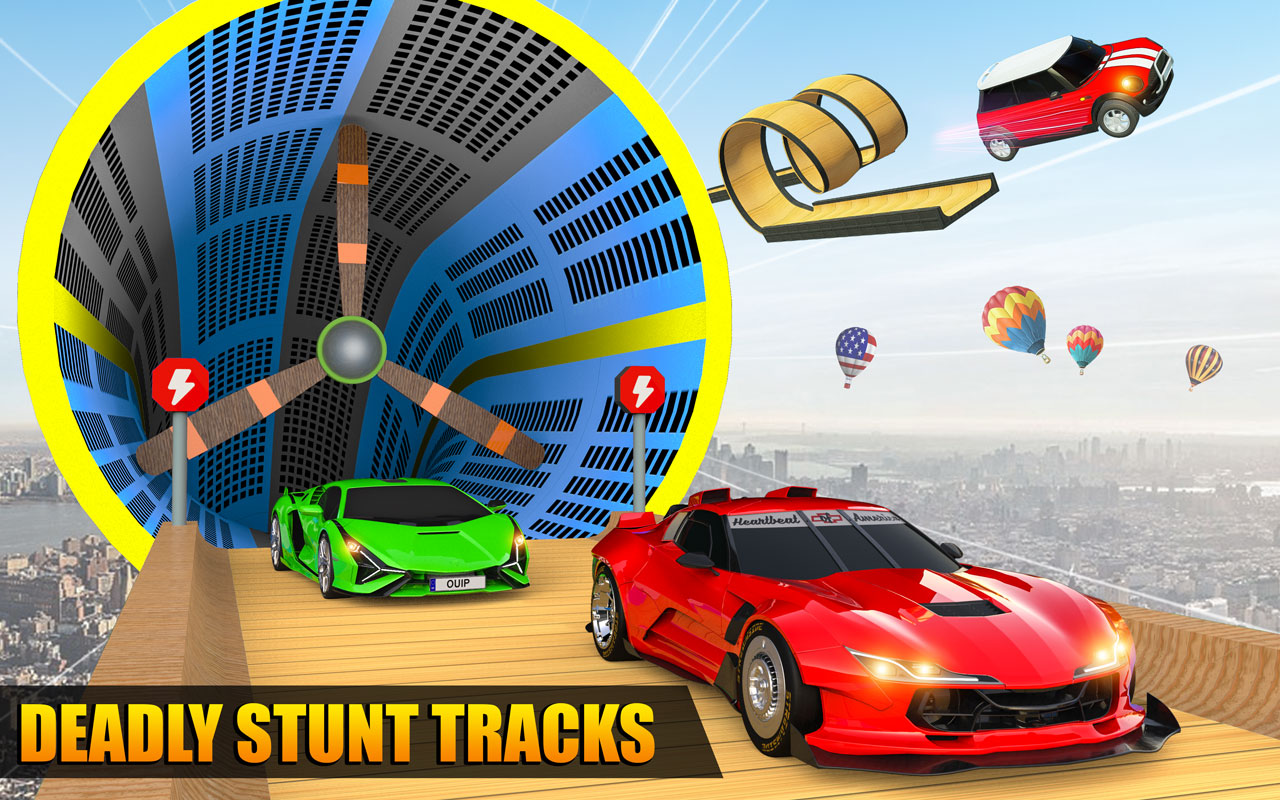 اسکرین شات 7 برنامه Mega Ramps Stunt Car Games 3D