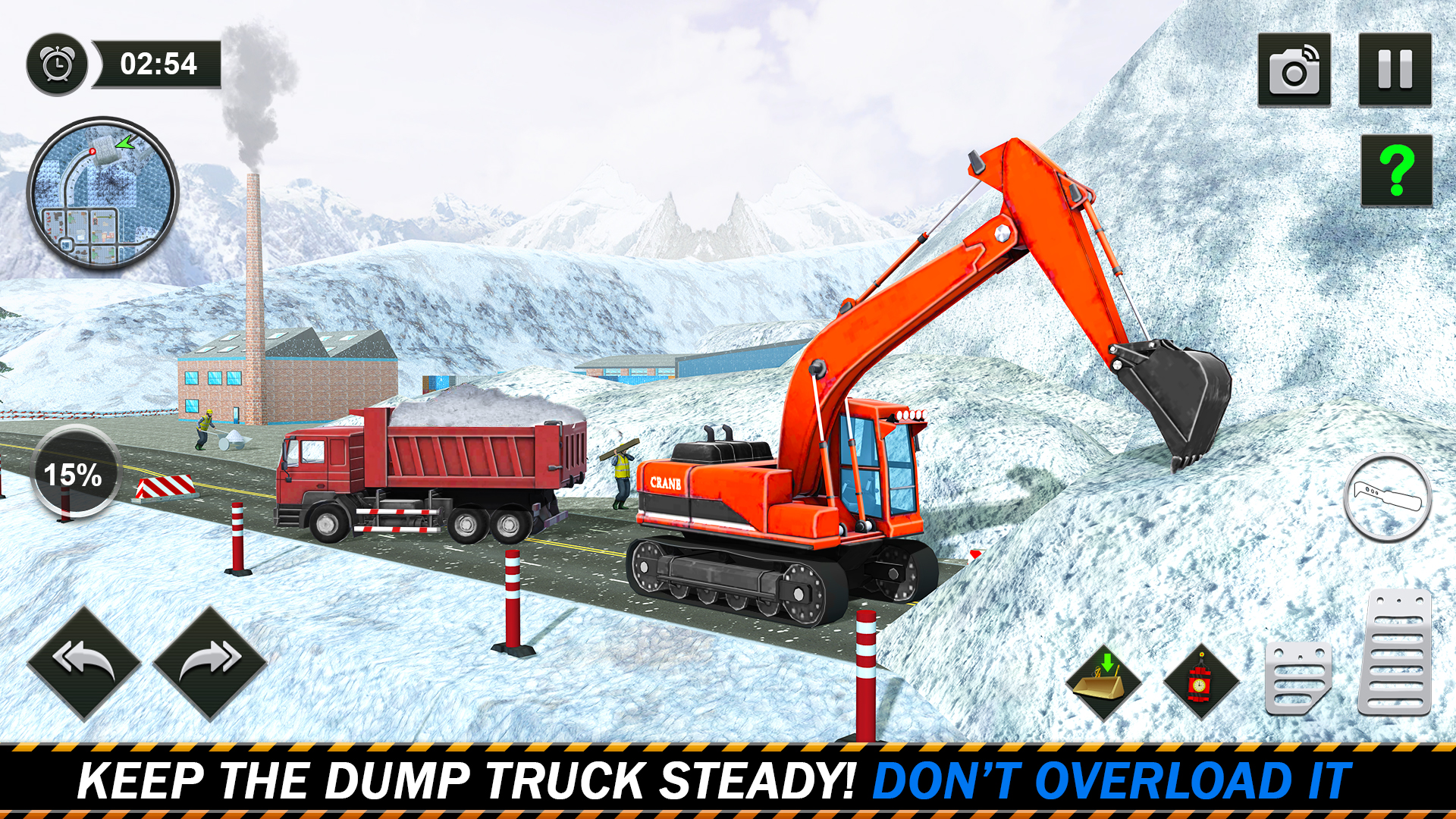 اسکرین شات 3 برنامه Snow Offroad Construction Game