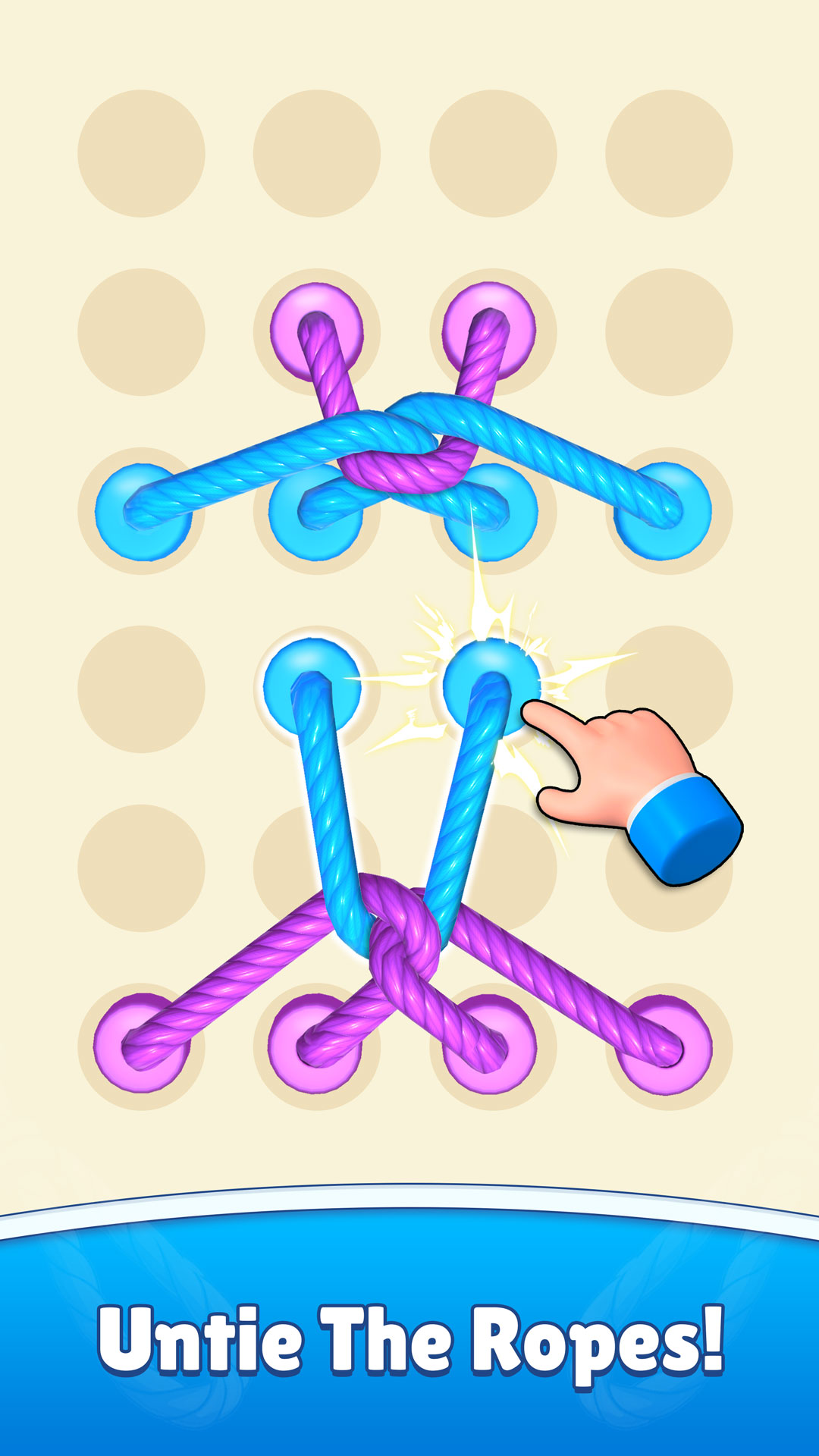 اسکرین شات 1 بازی Twisted Rope Puzzle 3D Game