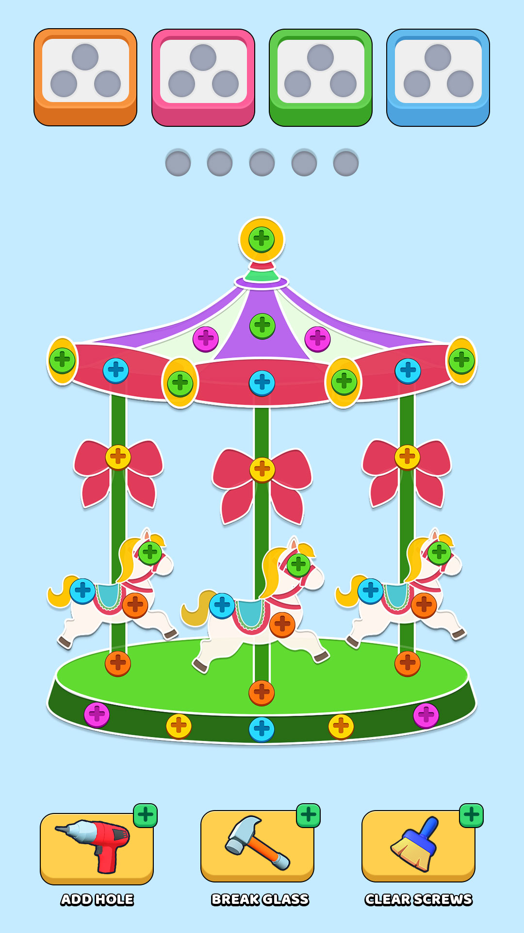 اسکرین شات 4 بازی Screw Jam Nuts & Bolts Puzzle