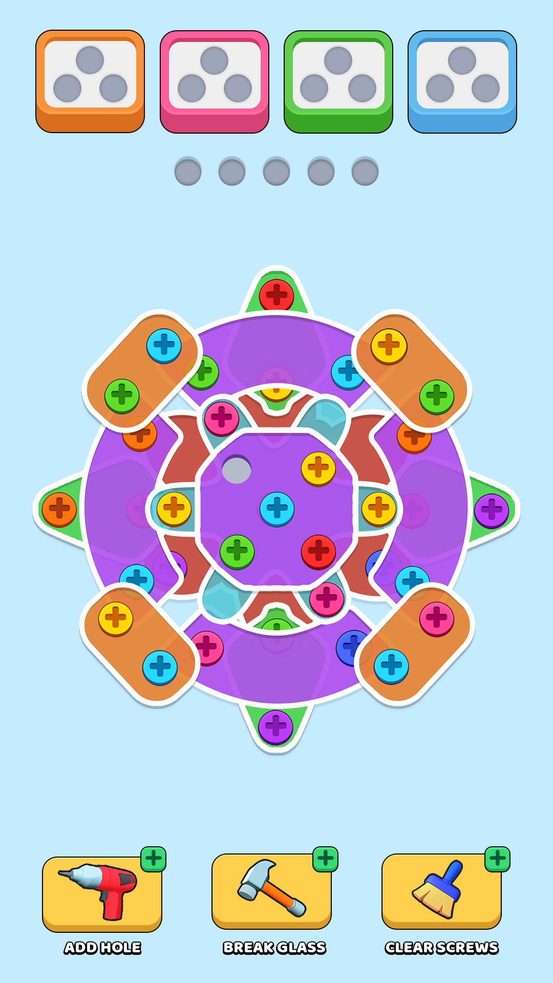 اسکرین شات 3 بازی Screw Jam Nuts & Bolts Puzzle
