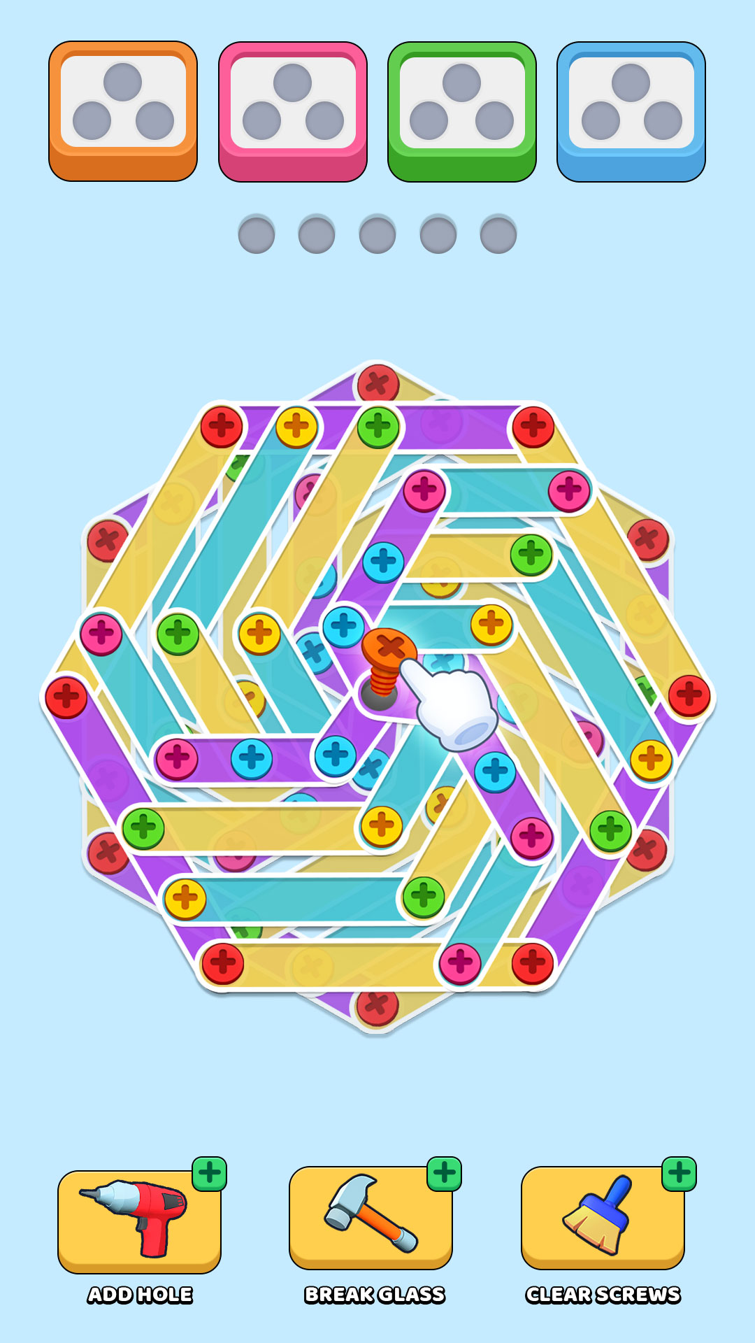 اسکرین شات 2 بازی Screw Jam Nuts & Bolts Puzzle
