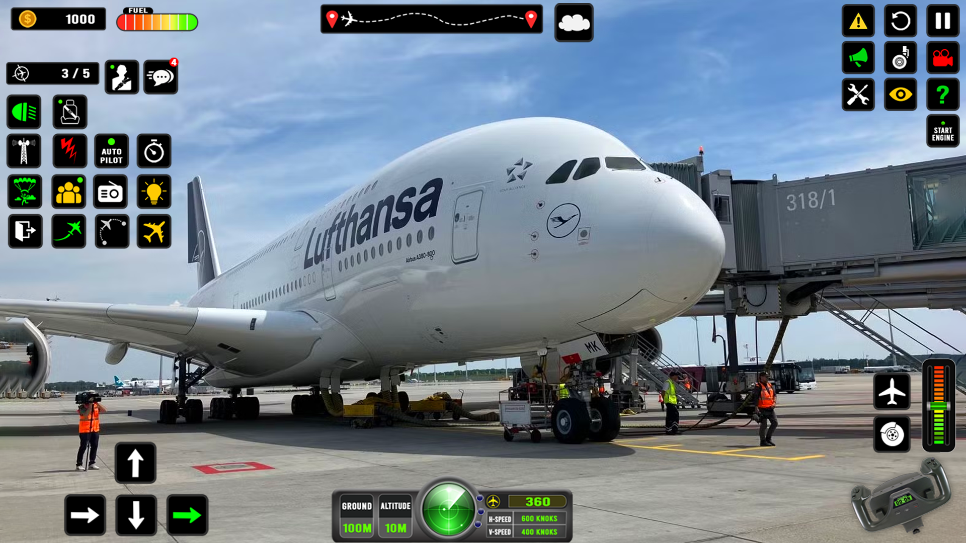اسکرین شات 2 بازی City Airplane Flight Simulator