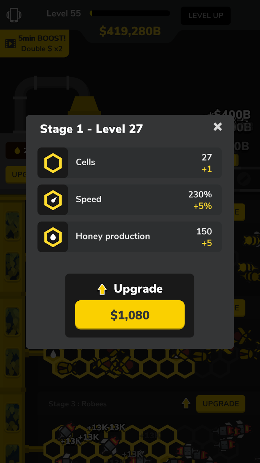 اسکرین شات 2 بازی Idle Bee Factory Tycoon