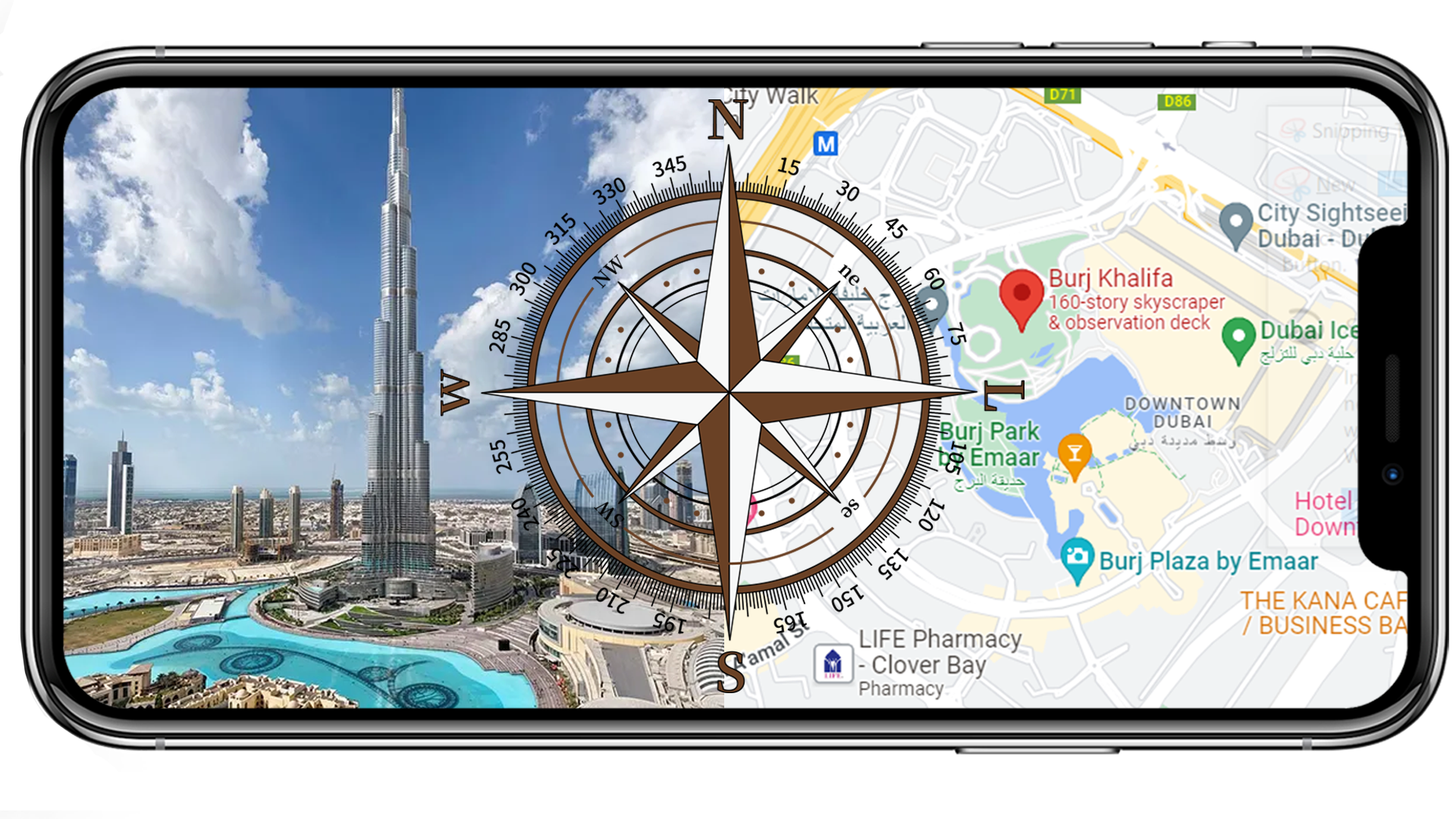 اسکرین شات 3 برنامه GPS Compass Navigator